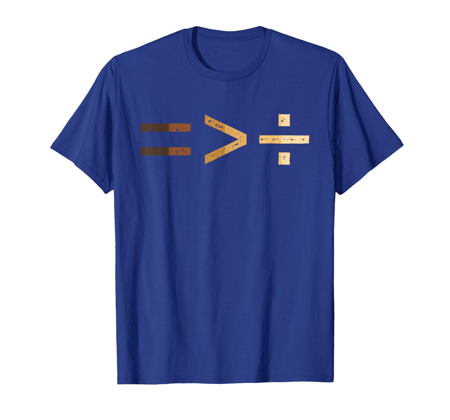 Equality Is Greater Than Division Black History Month Math T-Shirt