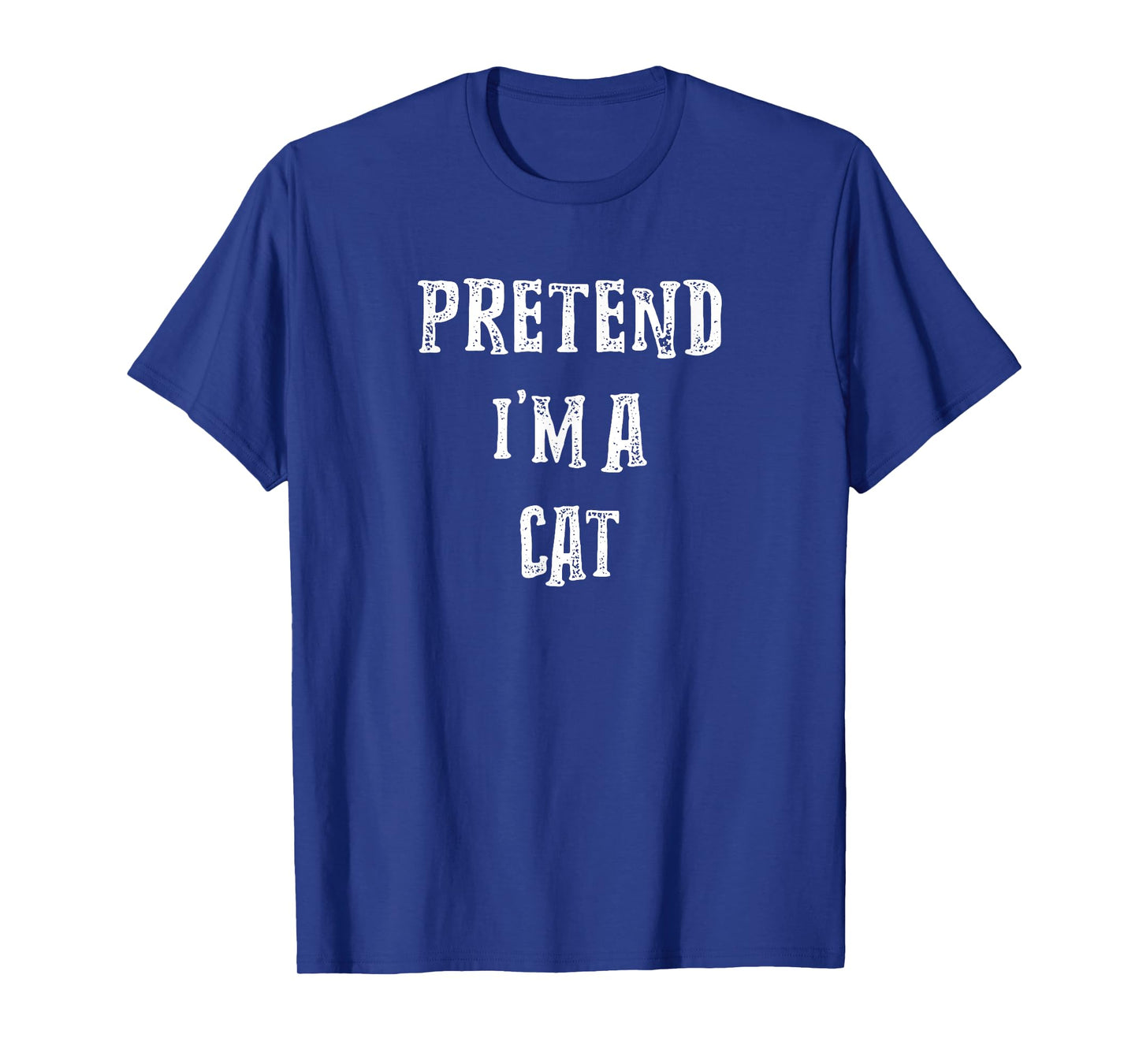 Pretend I'm A Cat Halloween Costume Couples Matching T-Shirt