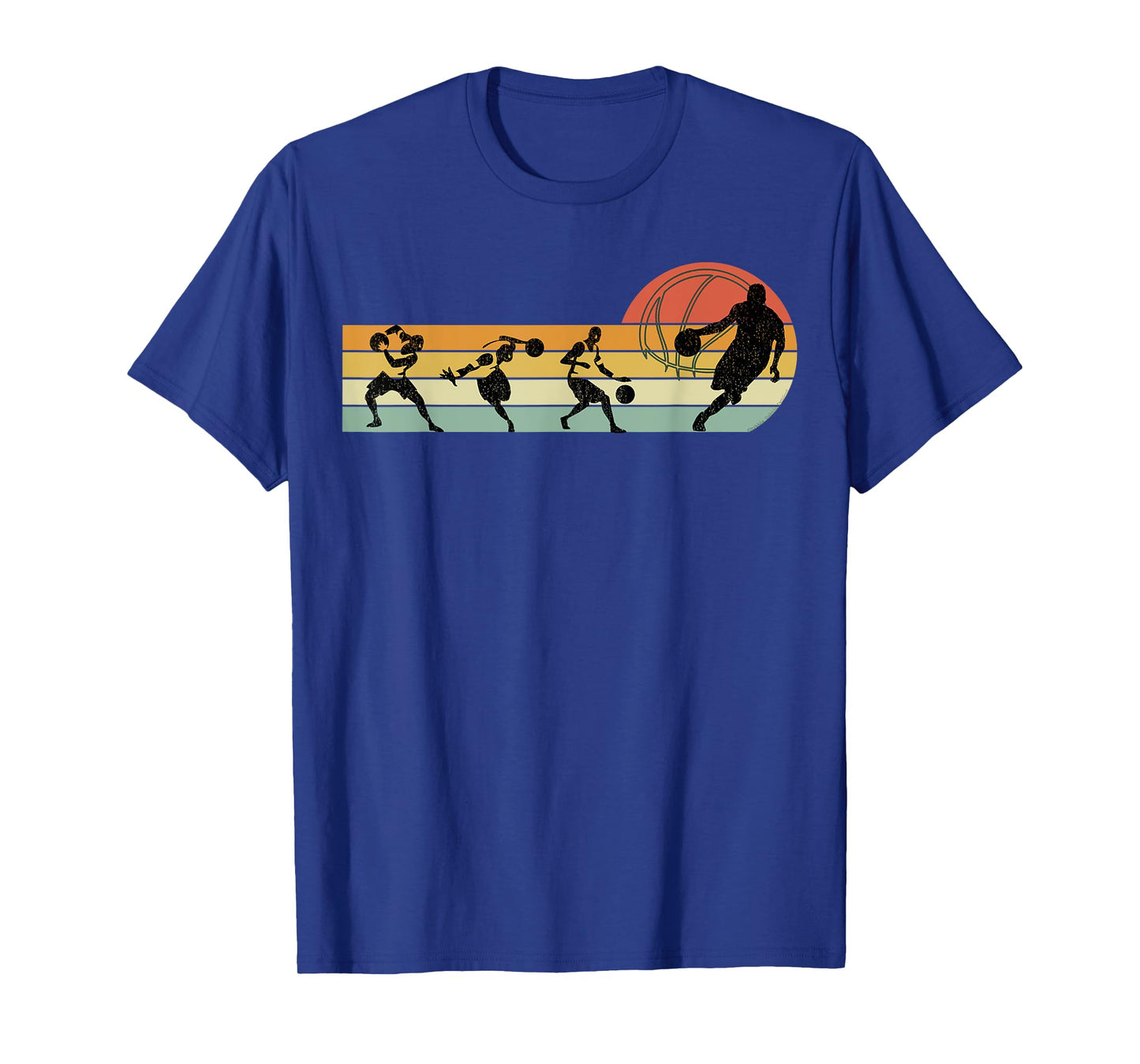 Cool Retro Basketball Player - Basketball T-Shirt