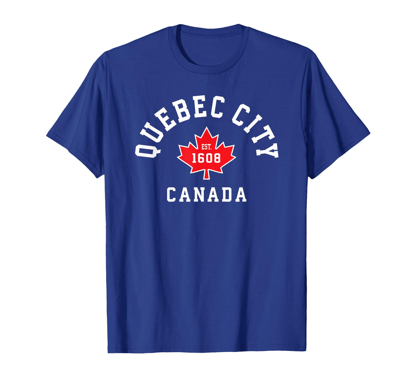 Quebec City Canada T-Shirt Canadian Flag Maple Leaf Gift Tee T-Shirt