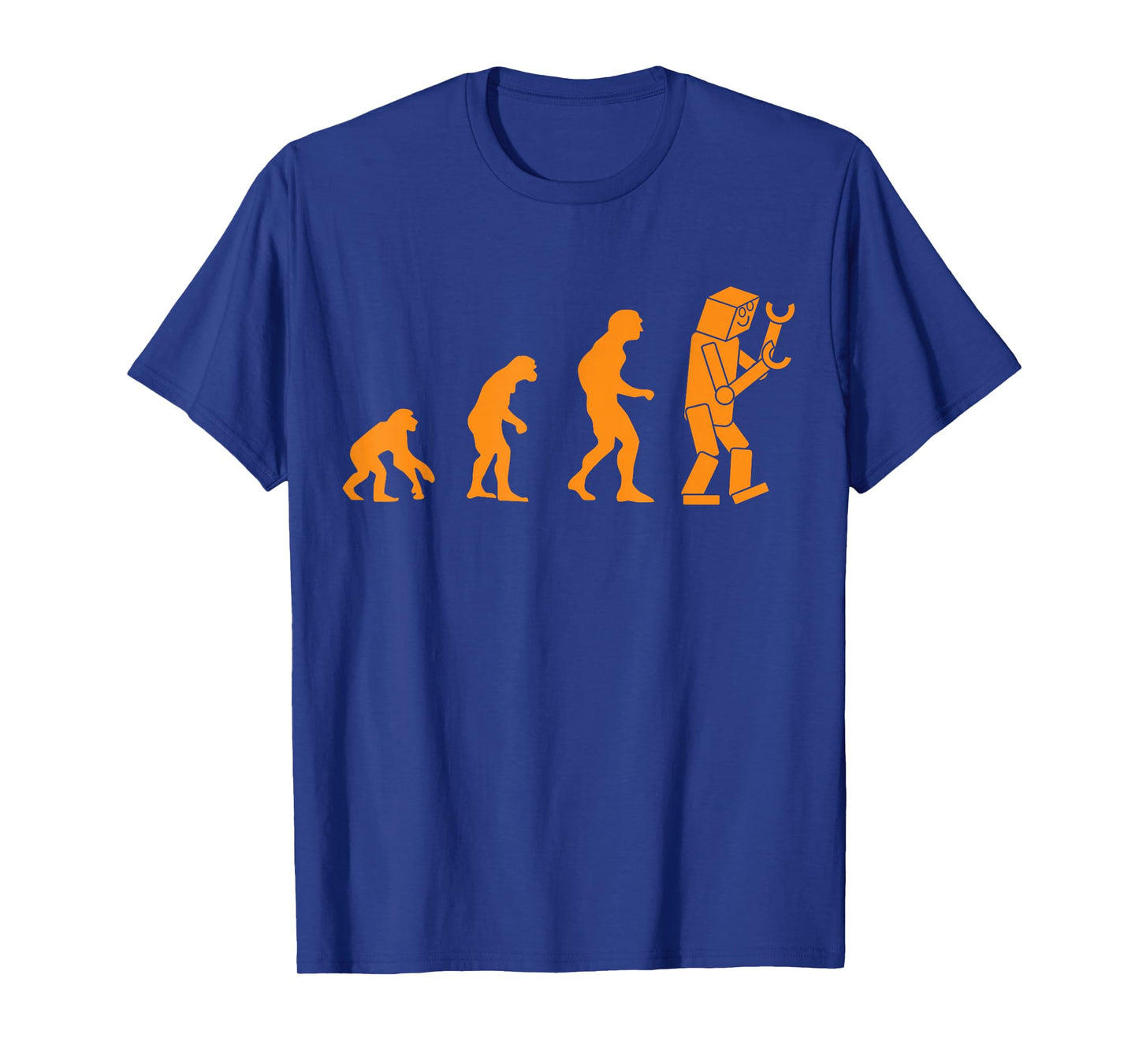 Funny Nerdy Robot Evolution Computer Robotics Geek Gift T-Shirt