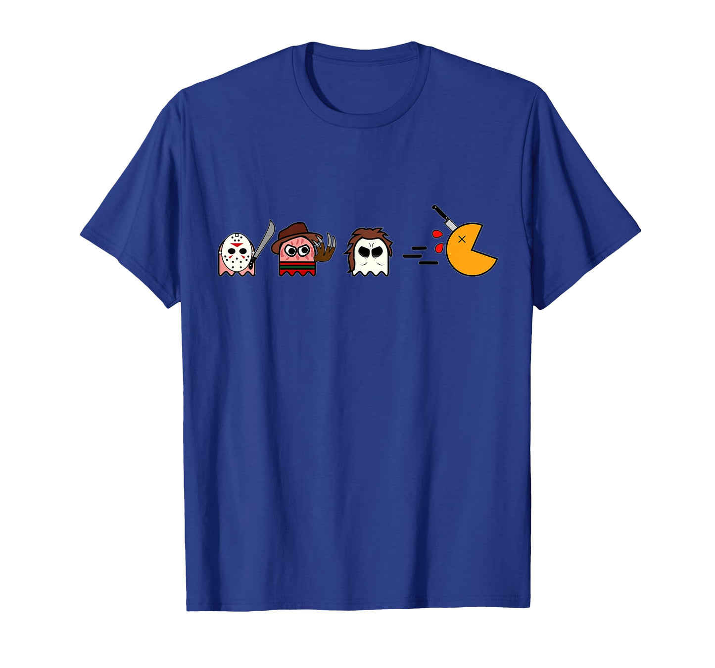 Funny Ghosts Parody Halloween Gamer 80's Horror Movies T-Shirt