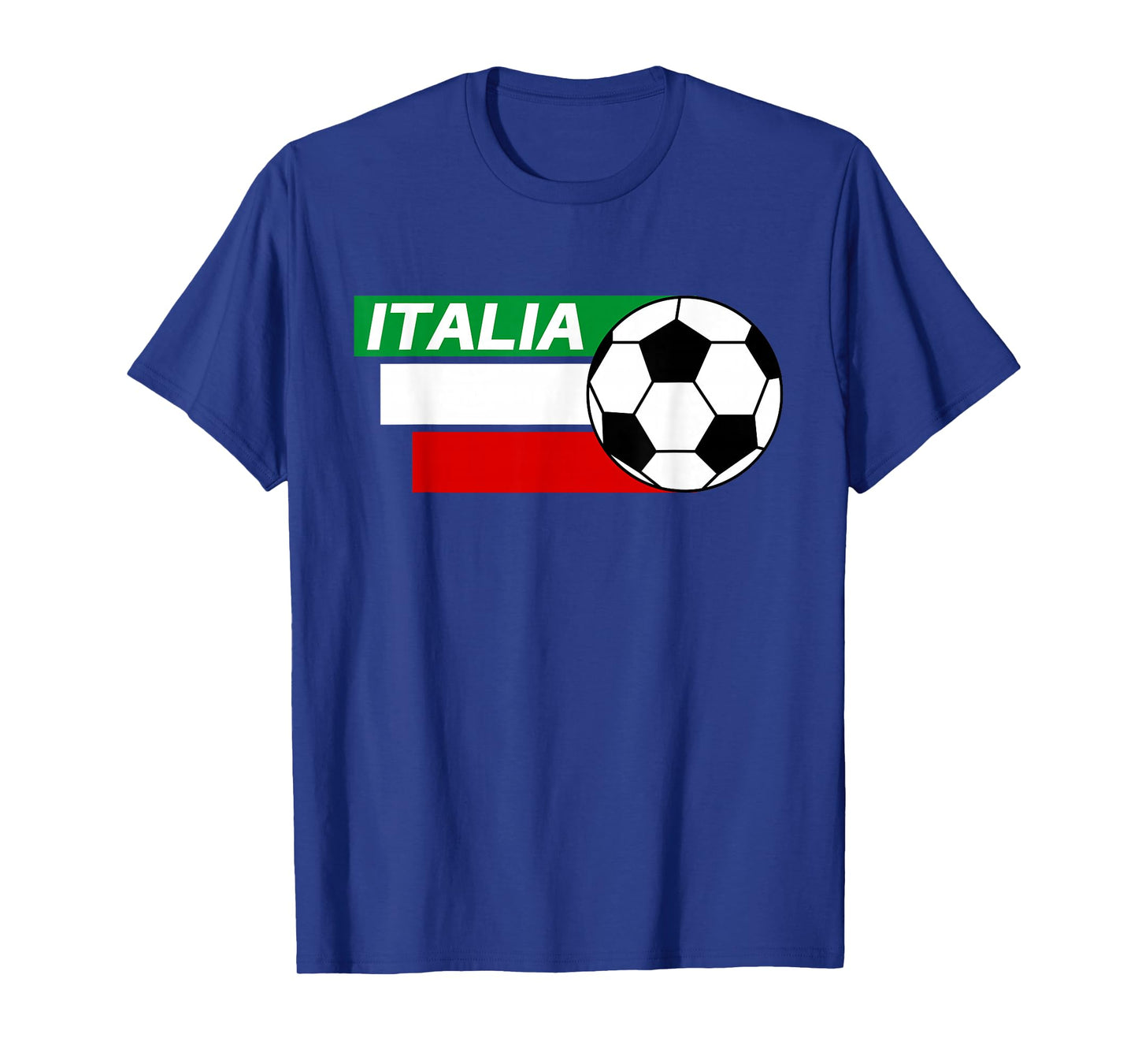 Italy Soccer shirt. Italian flag colors soccer T-Shirt