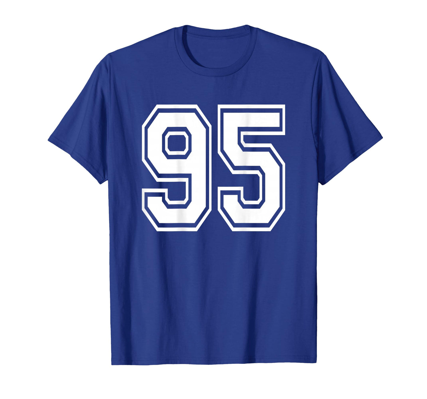 Number 95 T-Shirt Sports Player Number BACK Of Shirt Only T-Shirt
