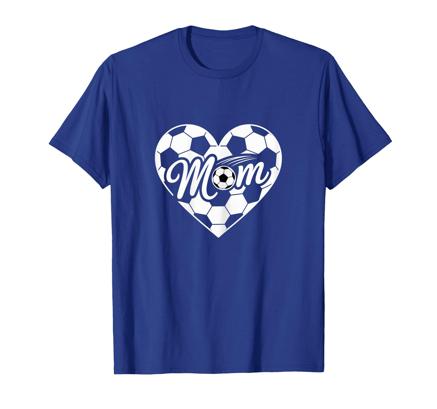Game Day Team Sports Heart Mothers Day Soccer Mom Women T-Shirt