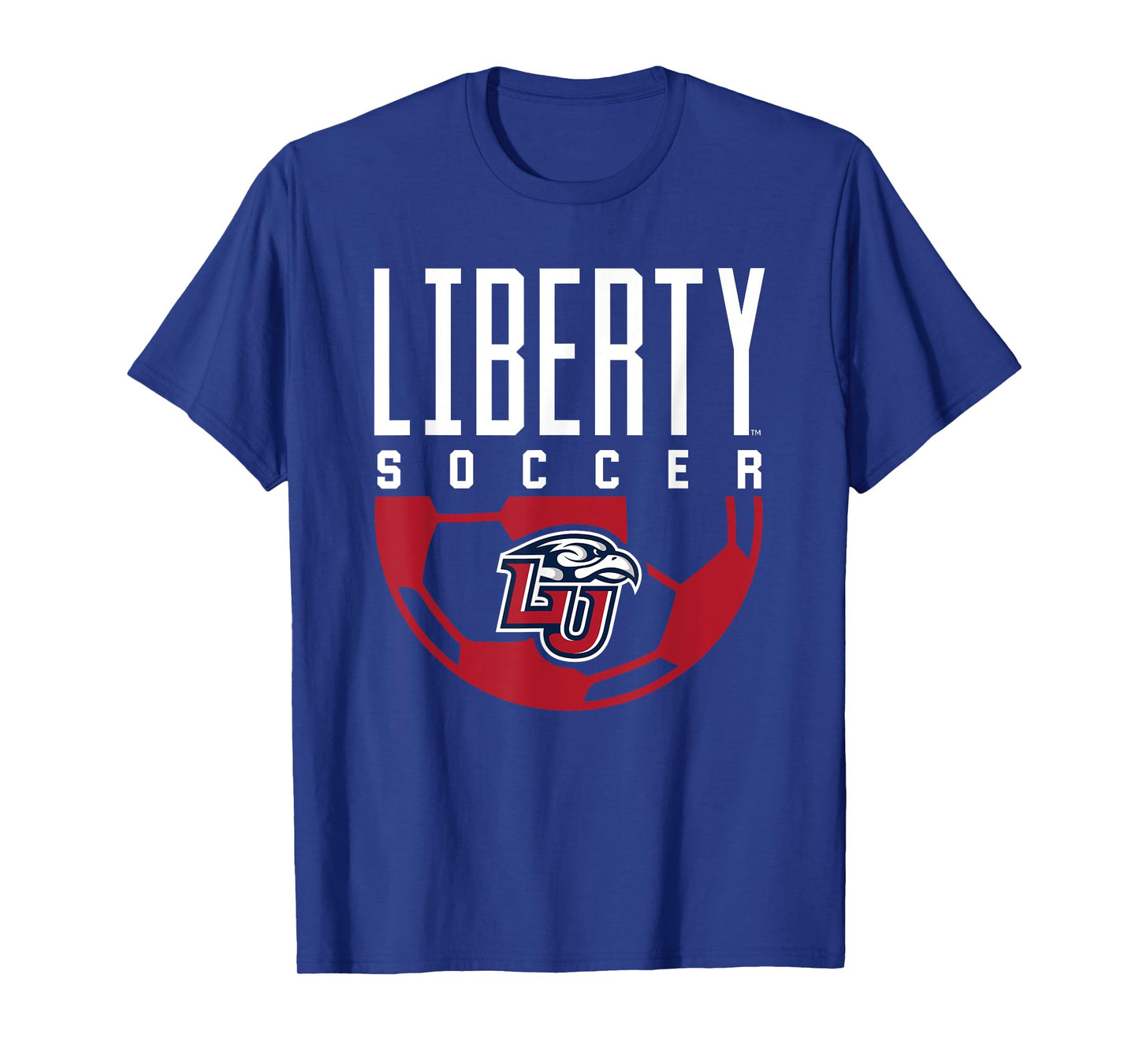 Liberty University Flames Soccer Arch T-Shirt