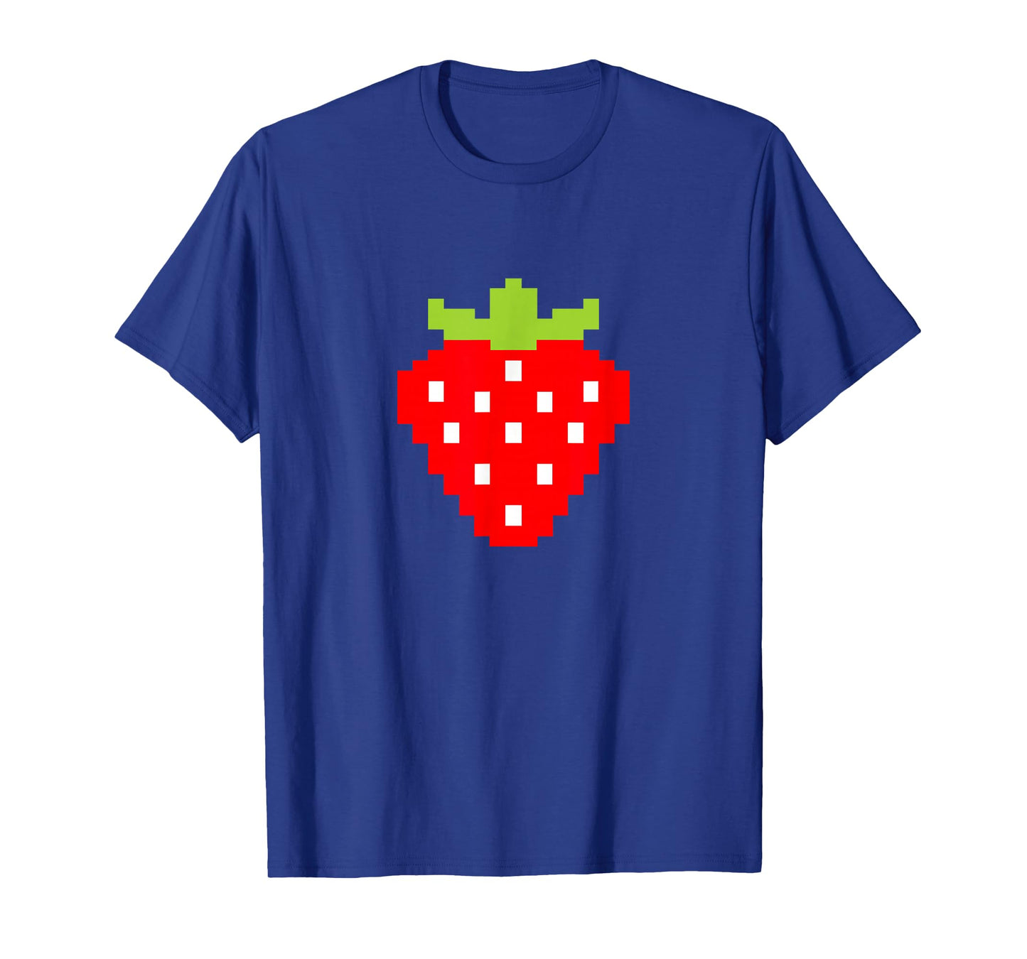 Pixel Strawberry Video Game Player T-Shirt