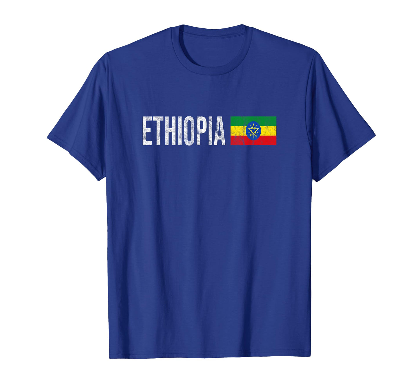 Ethiopia Flag Souvenir - Retro Ethiopian Design T-Shirt