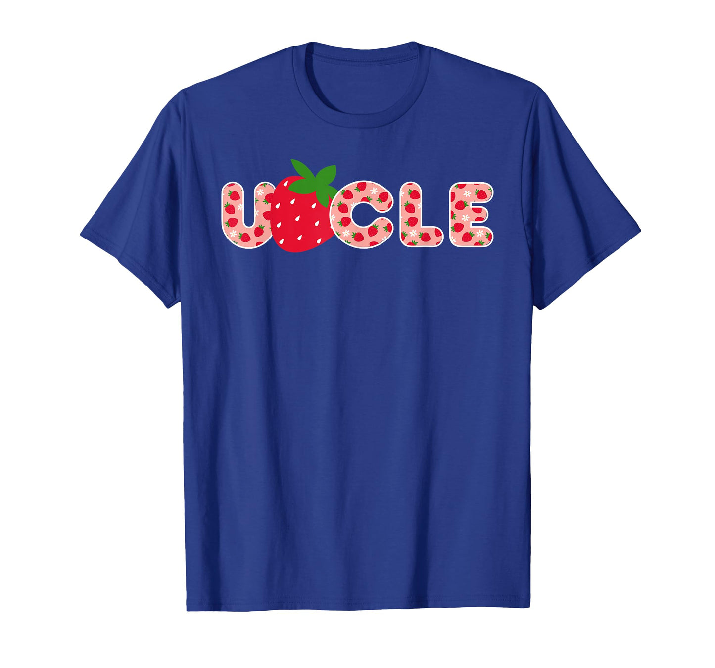 Uncle Strawberry First Birthday Family Strawberry Birthday T-Shirt