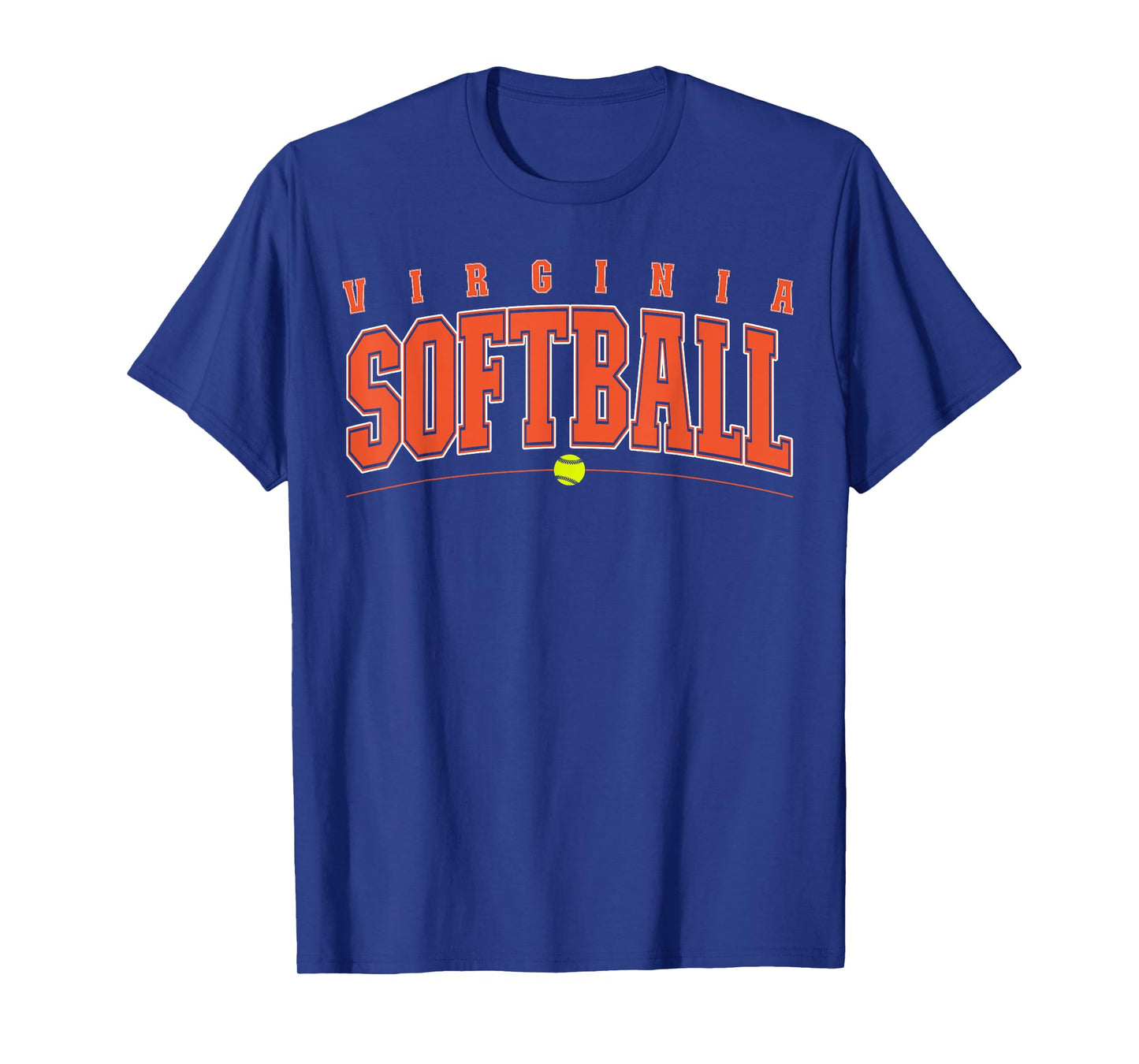 Virginia Softball Vintage Retro Design T-Shirt