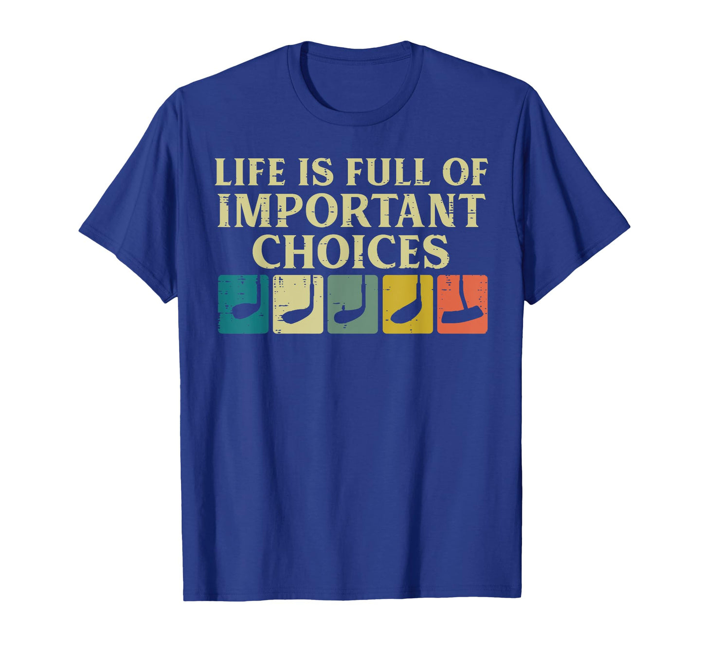 Life Full Important Choices Golf Clubs Golfing Men Women Kid T-Shirt