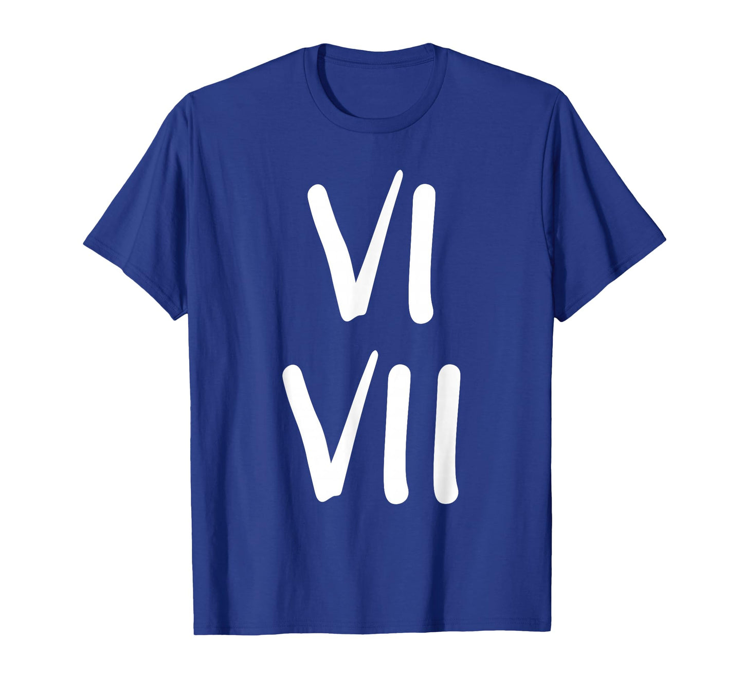 Funny 67 Kids Joke 6 and 7 Roman Numerals T-Shirt