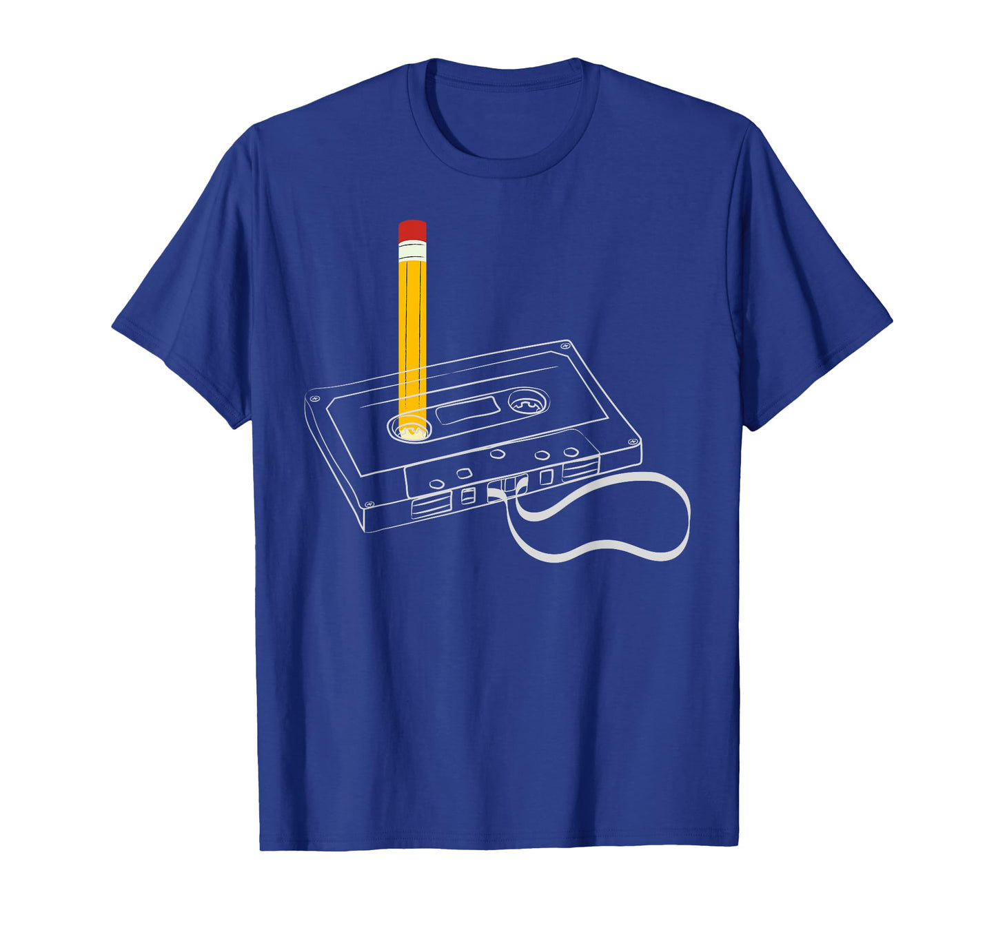 Love Retro Mixtape 80's Blank Cassette Tape Pencil 80s 90's T-Shirt