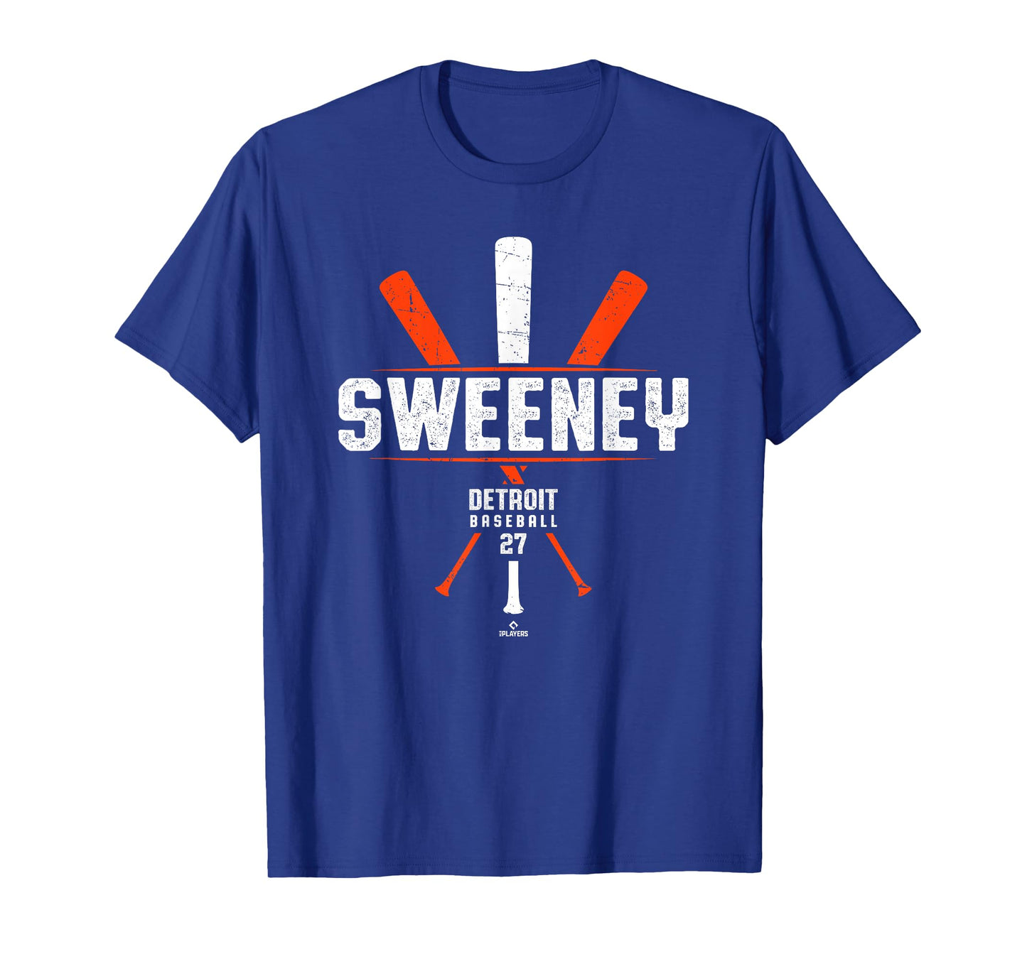 Vintage Baseball Bat Gameday Trey Sweeney Detroit Baseball T-Shirt