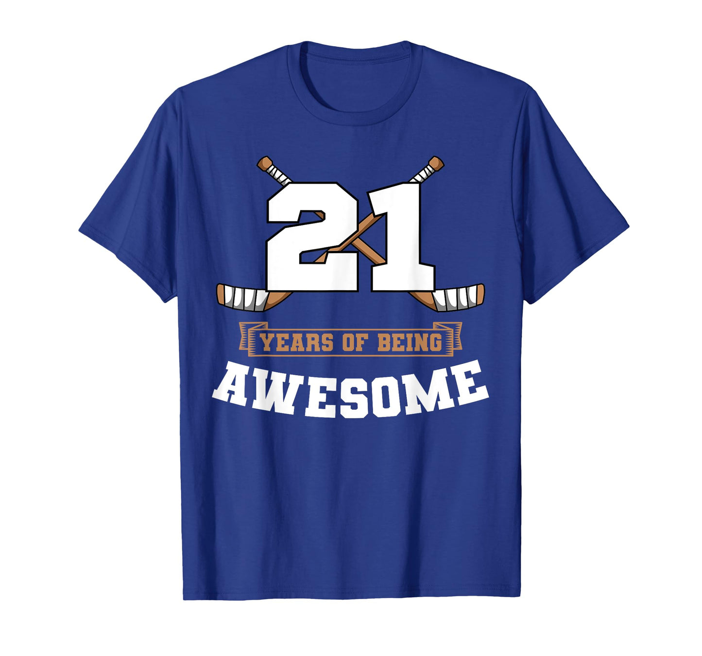 Ice Hockey 21st Birthday Sports Theme Party Goal Team Player T-Shirt