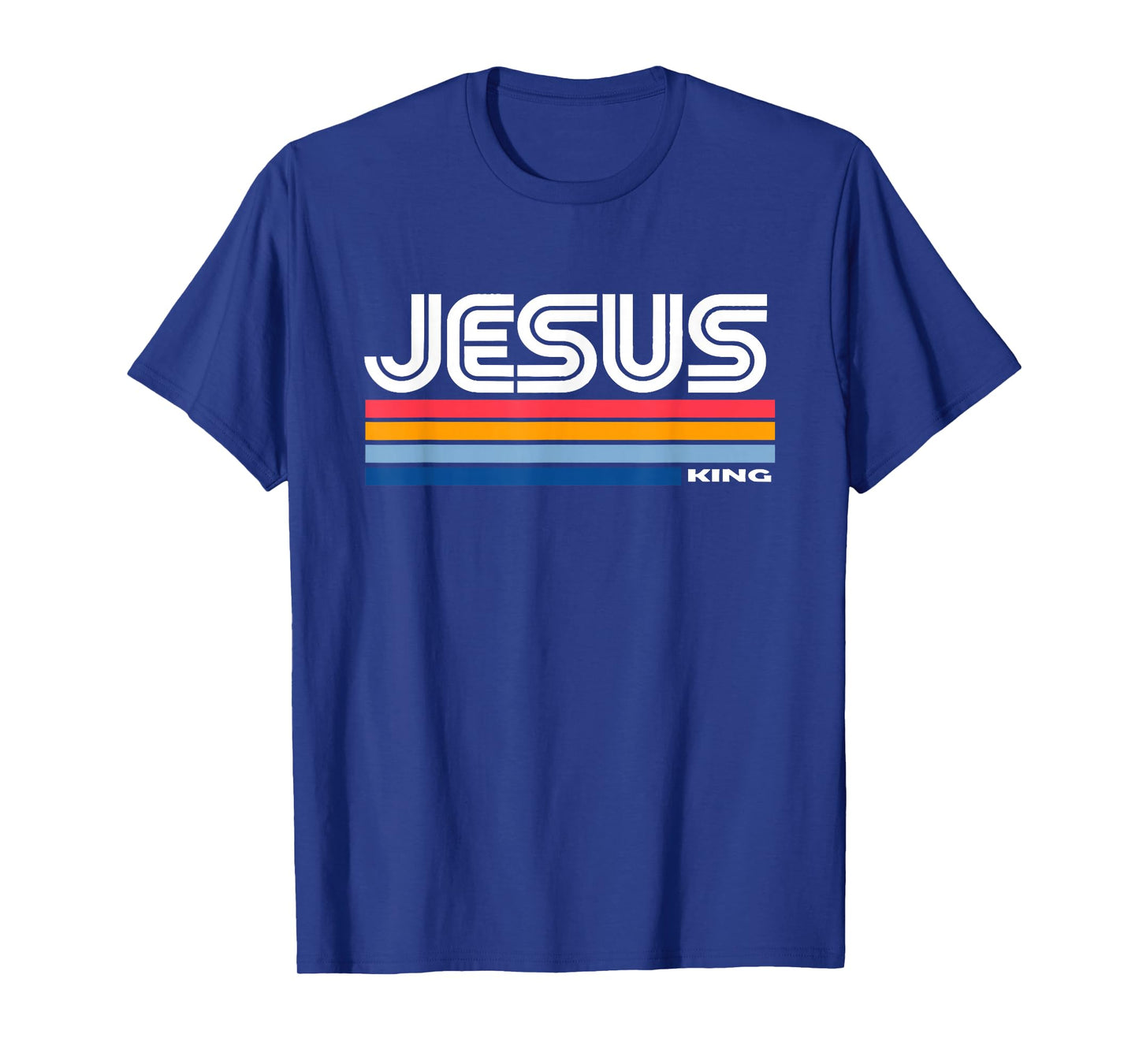 Jesus King Retro Vintage Design T-Shirt