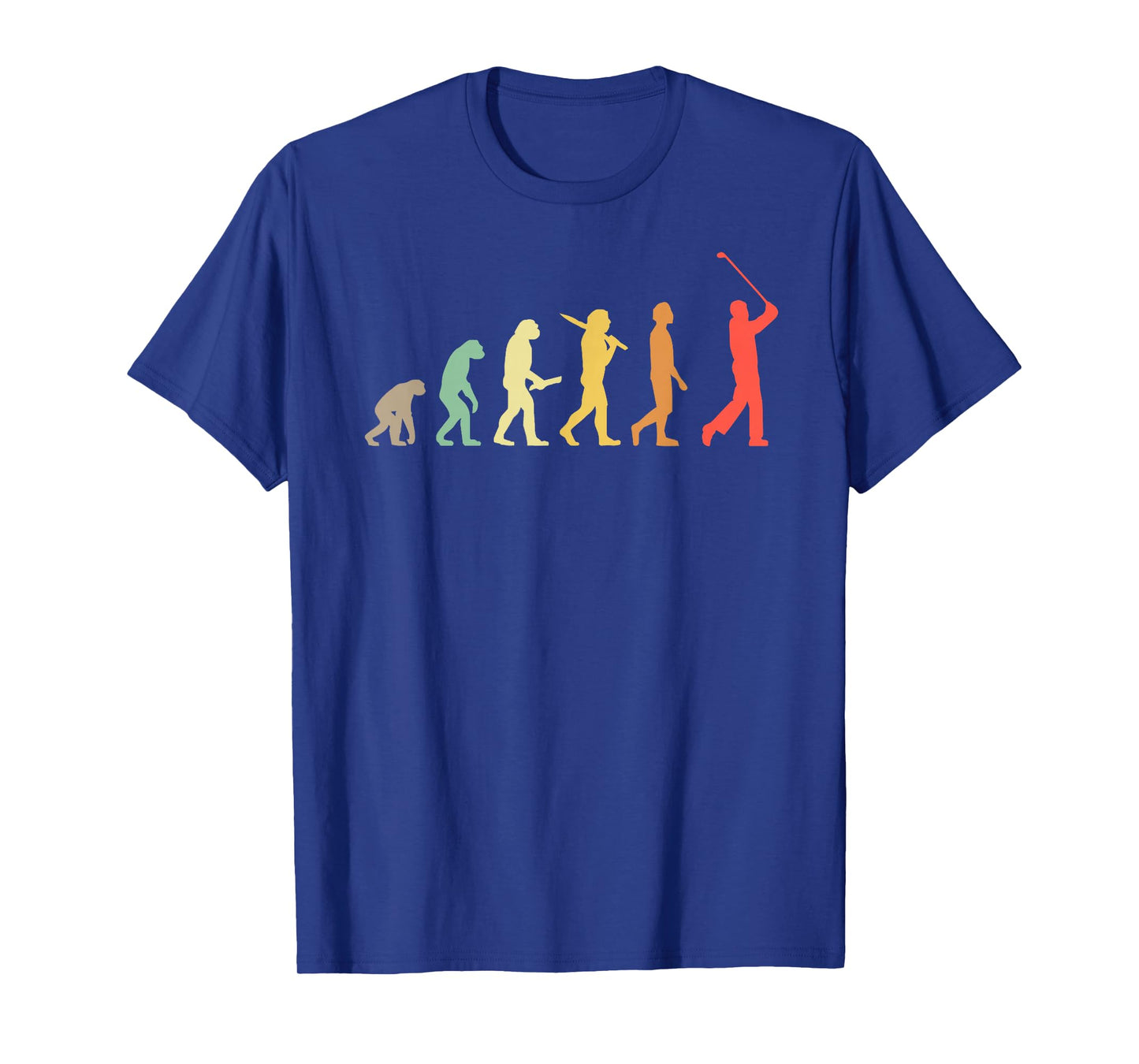 Retro Golf Evolution Gift For Golfers & Golf Players T-Shirt