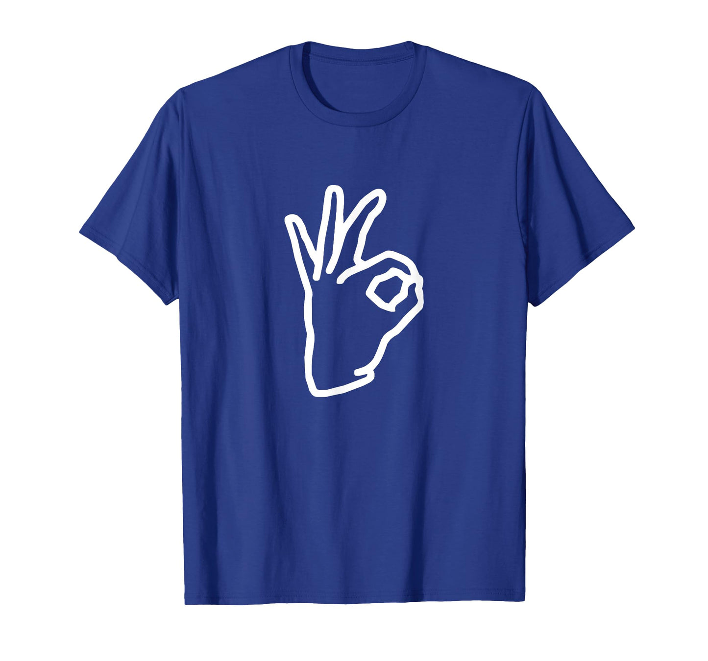 BoredKoalas Meme Ok Hand Sign Retro T-Shirt, Unisex-Adults & Kids, Black, Small