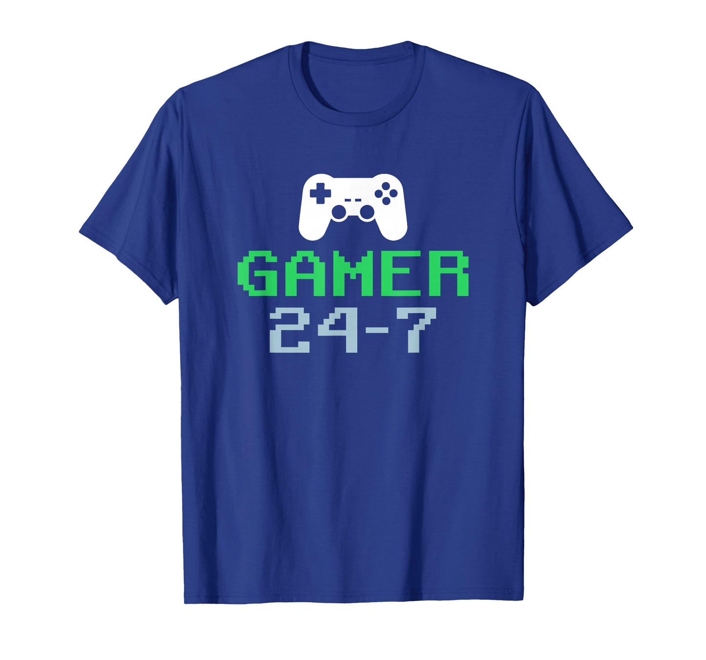 Funny Video Game Lover Gamer 24-7 Gaming Humor T-Shirt