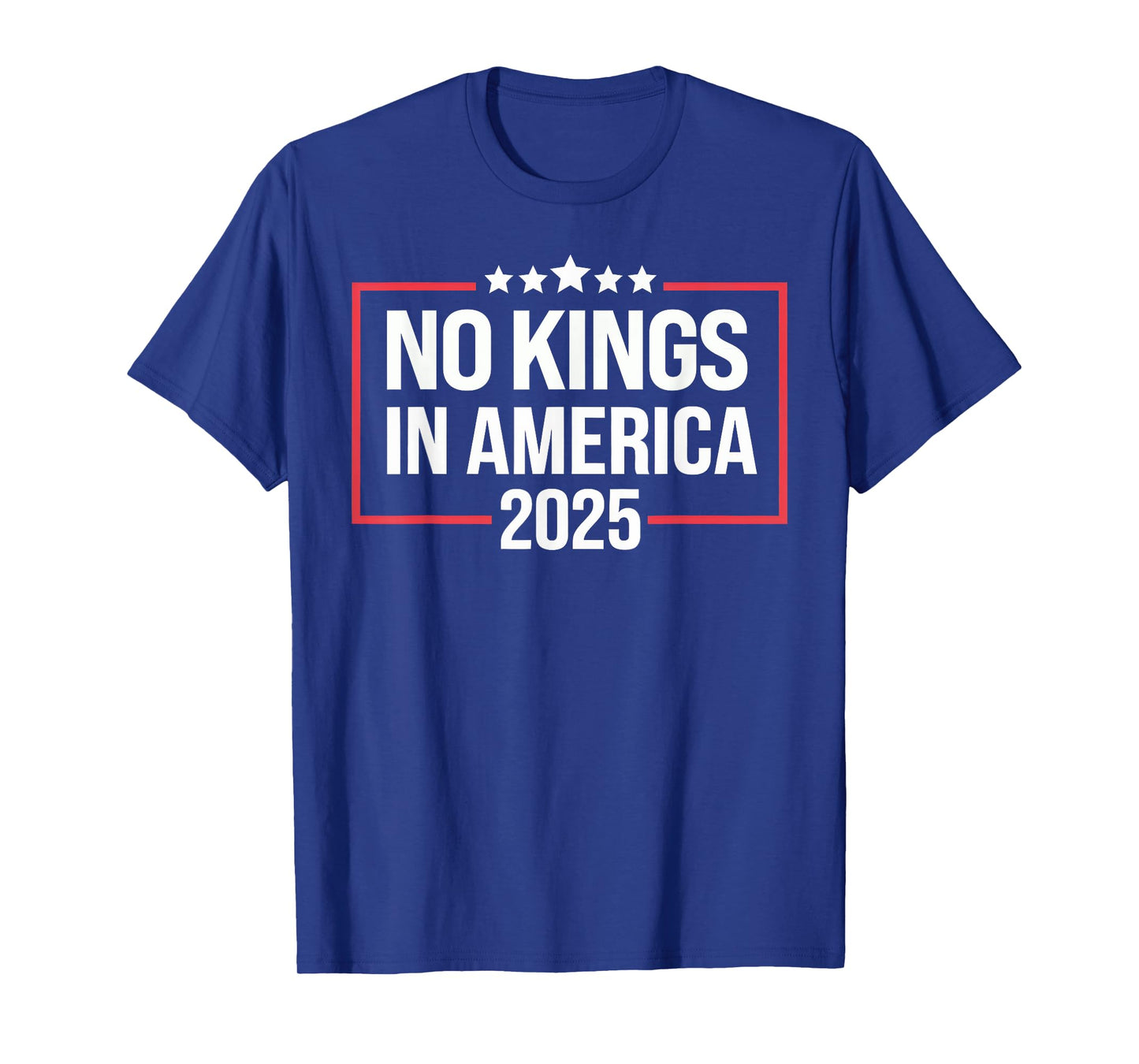 No Kings In America Democracy United States Independence T-Shirt