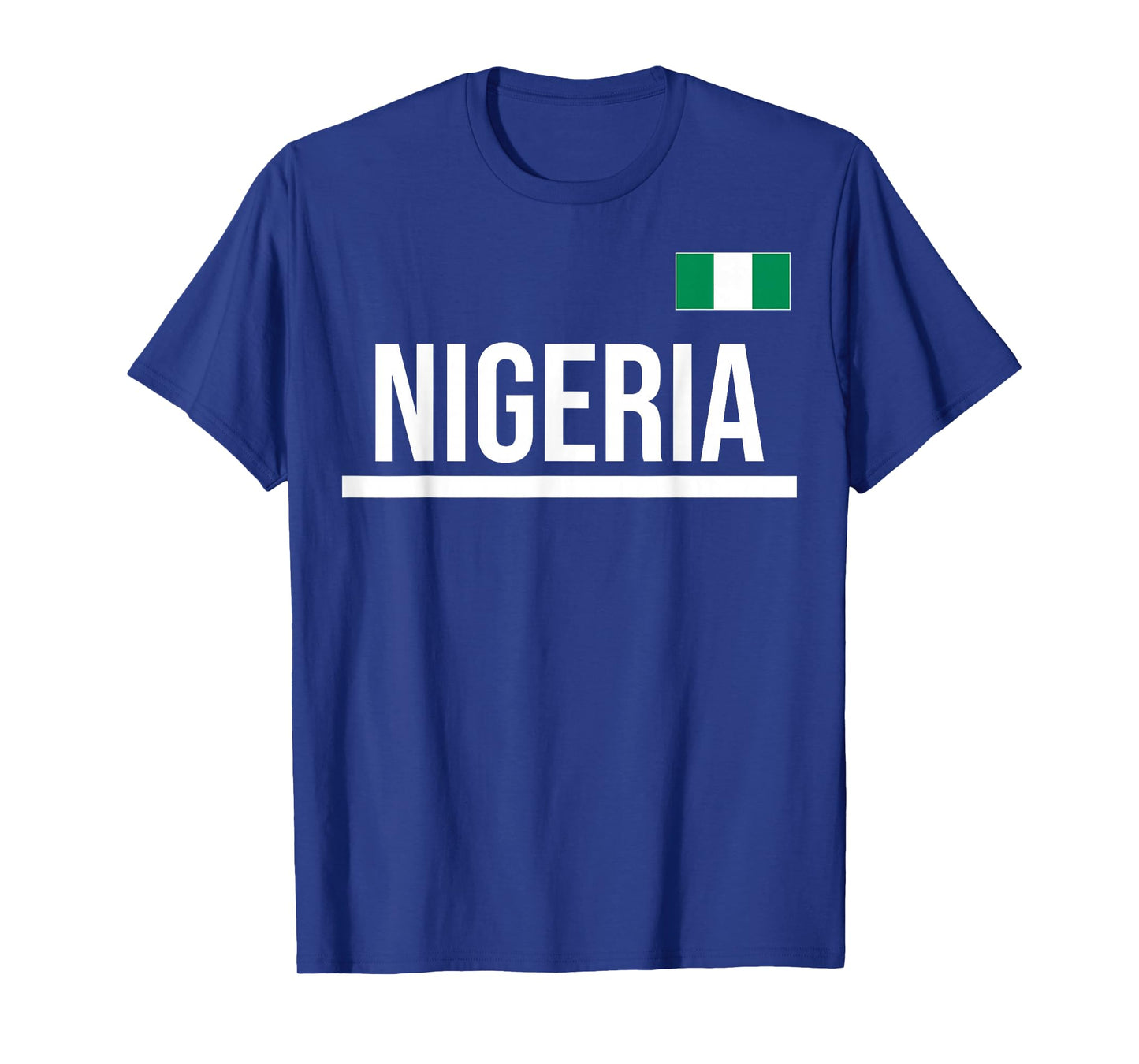 Nigeria Flag Sports Jersey T-Shirt