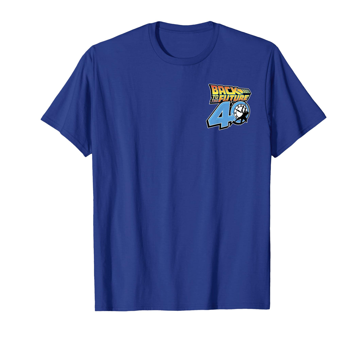 Back To The Future 40th Anniversary Time Machine POV F&B T-Shirt