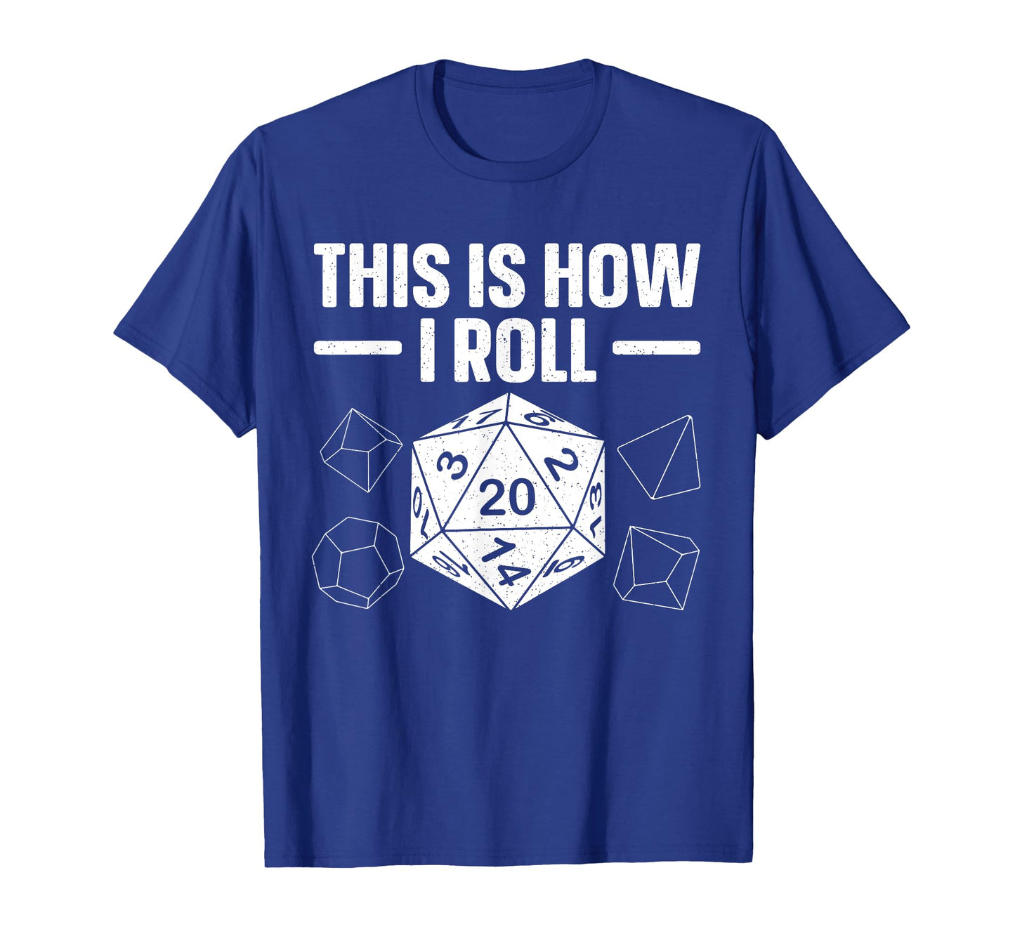 Funny Board Game Art For Men Women Tabletop RPG D20 Dice T-Shirt