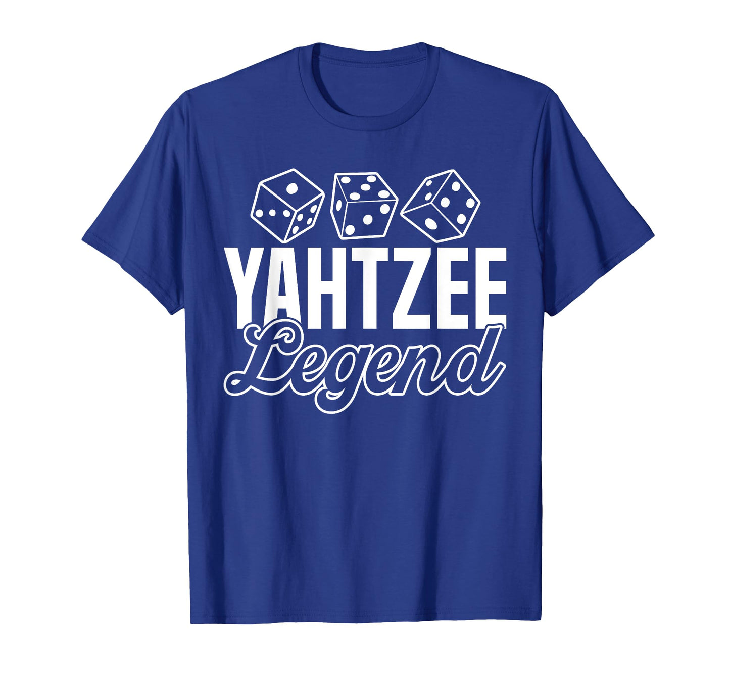 Yahtzee Legend Player Dice Game T-Shirt