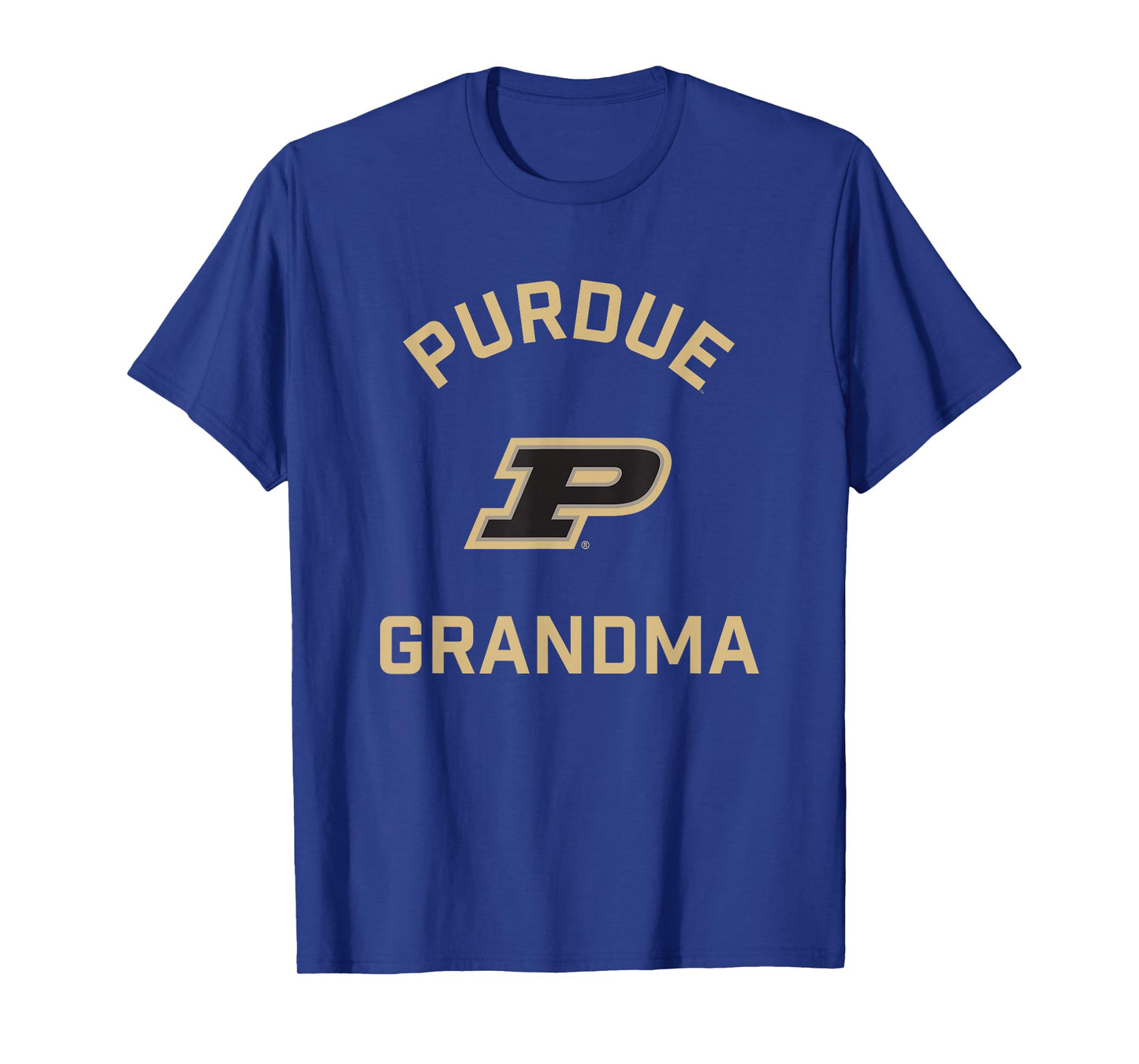 Campus Lab Purdue Boilermakers Arched Grandma T-Shirt - Black, Small, Unisex-Adults, Short Sleeve, Classic Fit, Cotton 100%