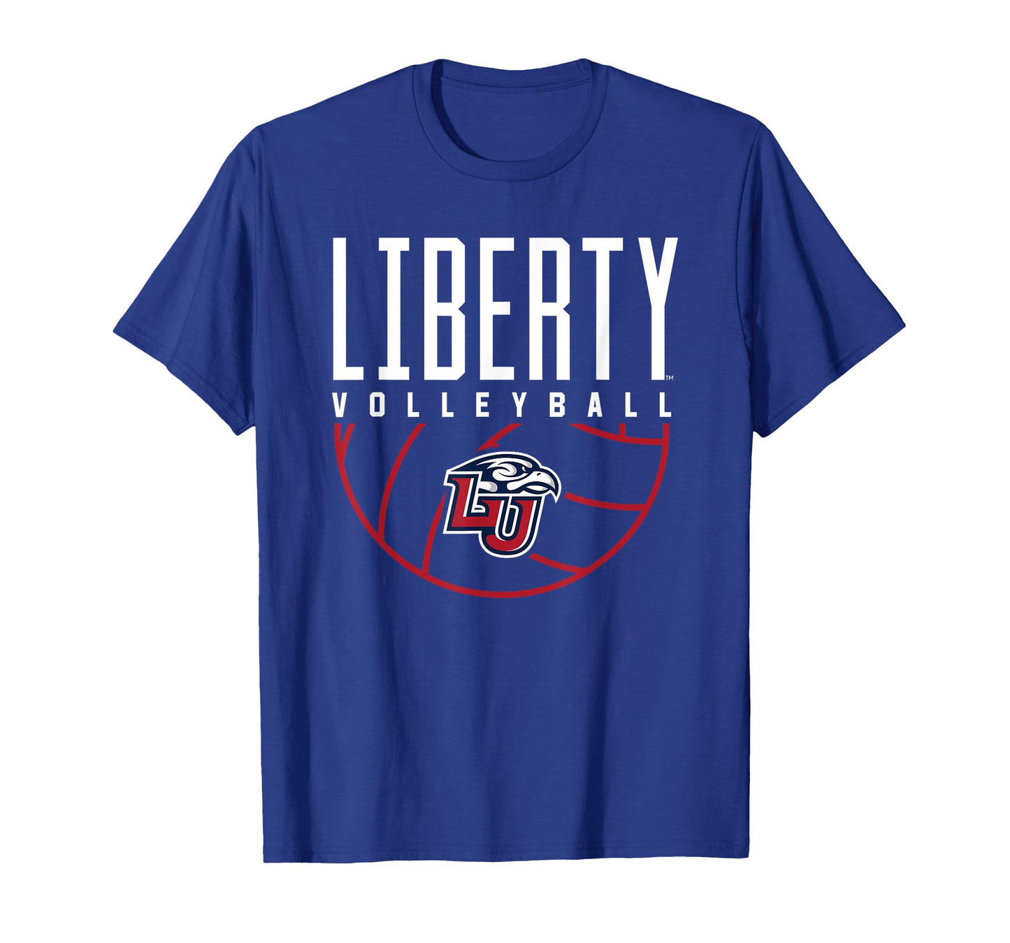 Liberty University Flames Volleyball Arch T-Shirt
