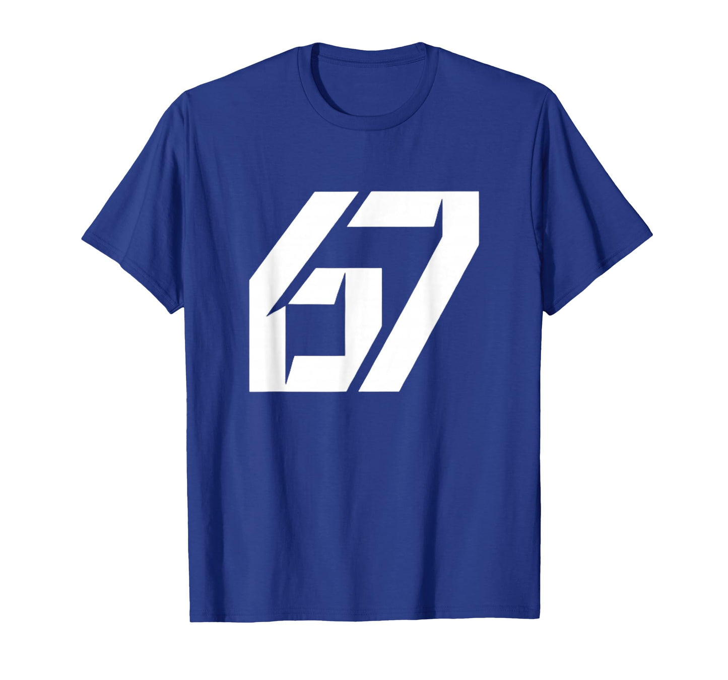 Funny 67 Six Seven Meme 67 Retro Vintage Number T-Shirt