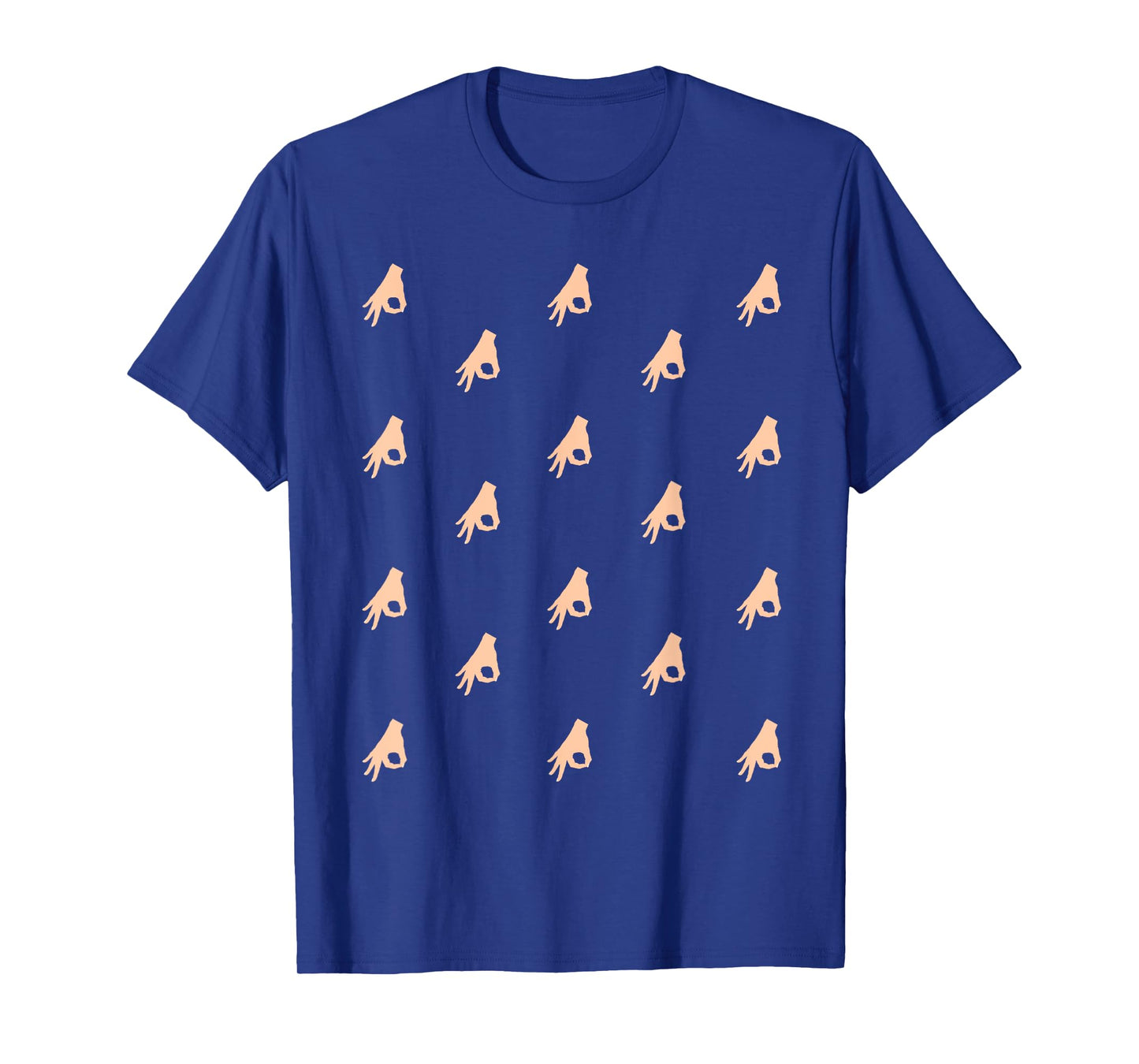 Finger Circle Game Shirt Meme Hand OK Gotcha Pattern T-Shirt T-Shirt