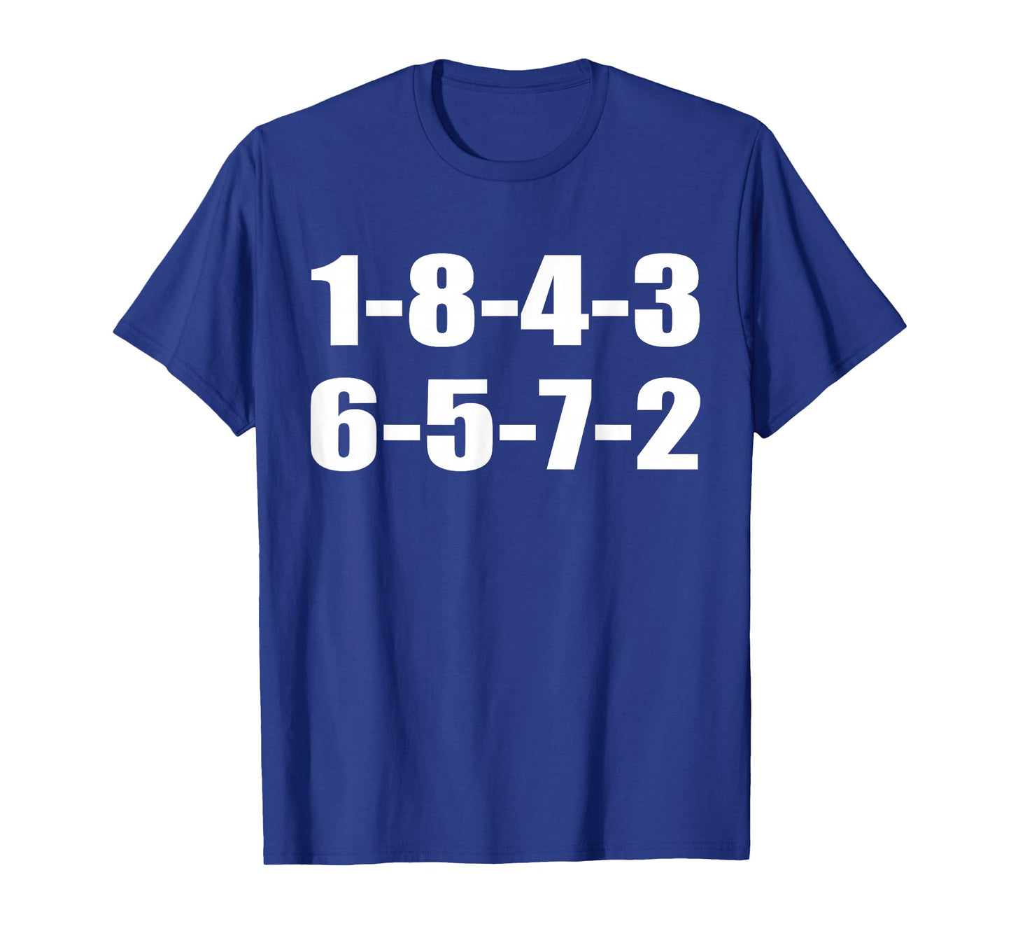 1-8-4-3-6-5-7-2 Firing Order Small Block Engine V8 Big Block T-Shirt