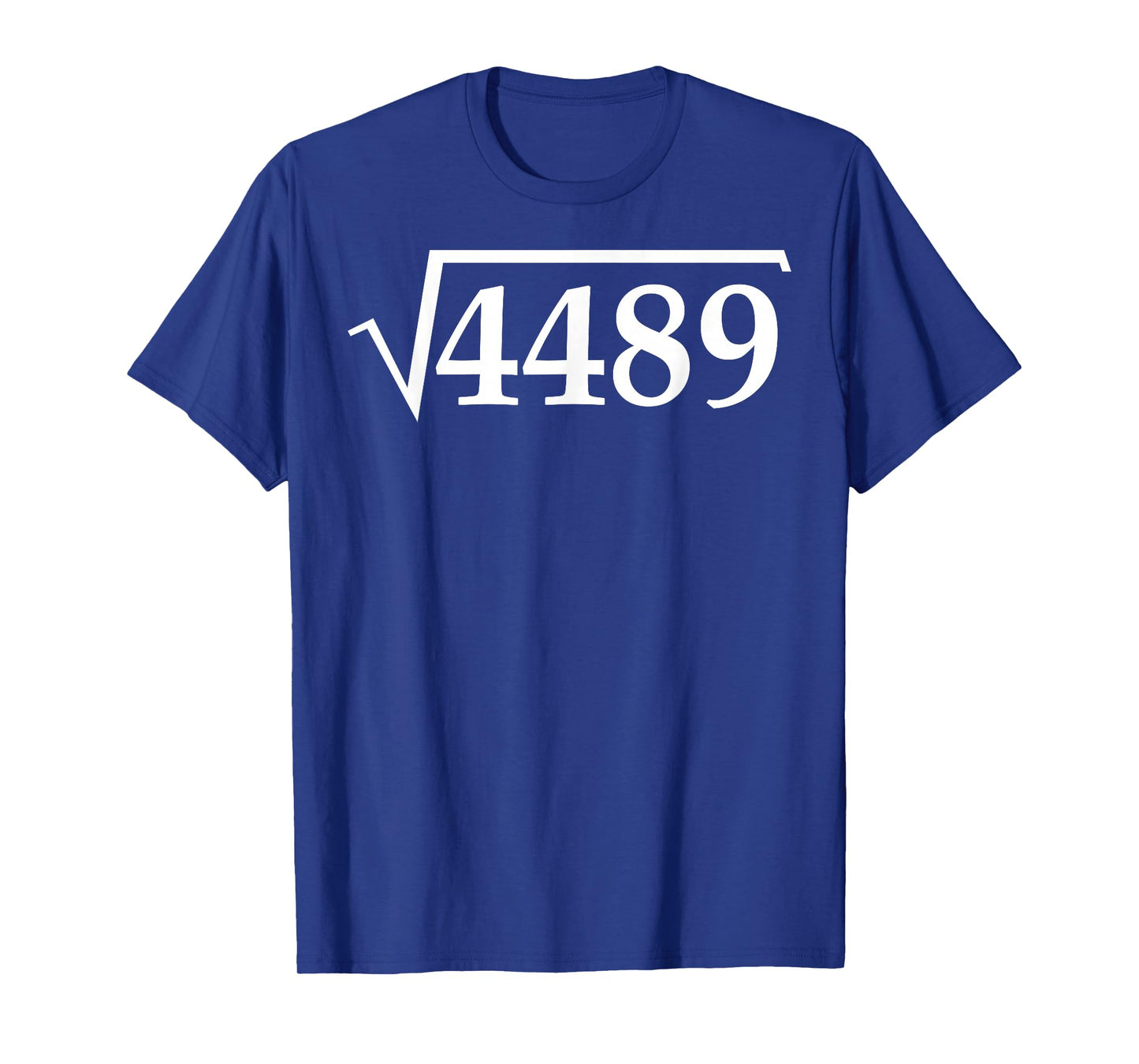Funny 67 Meme Brainrot Square Root 4489 Slang Math Teacher T-Shirt