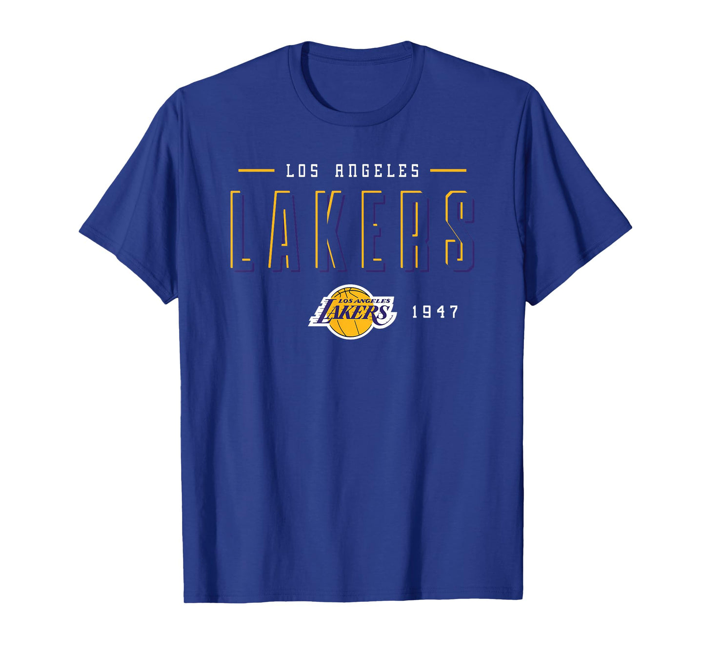 NBA Official Los Angeles Lakers Negative Space T-Shirt