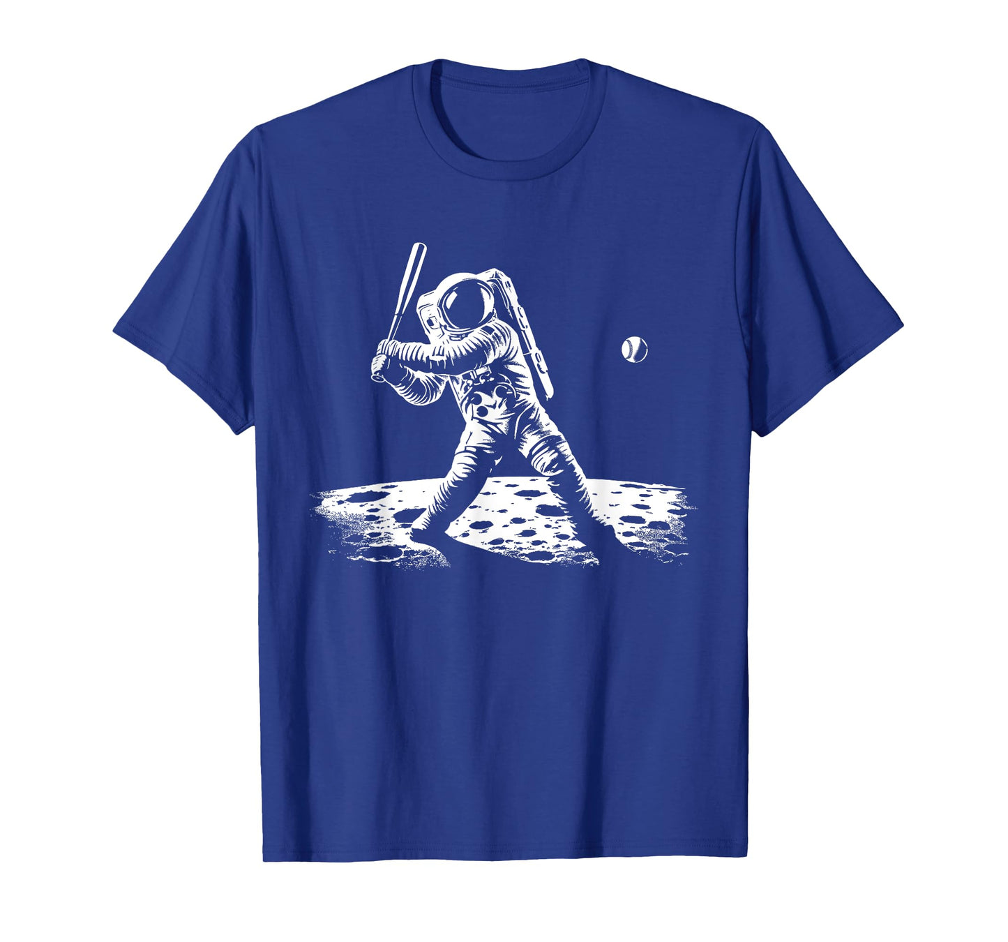 Baseball Novelty Astronaut Men Women Kids Funny Baseball T-Shirt