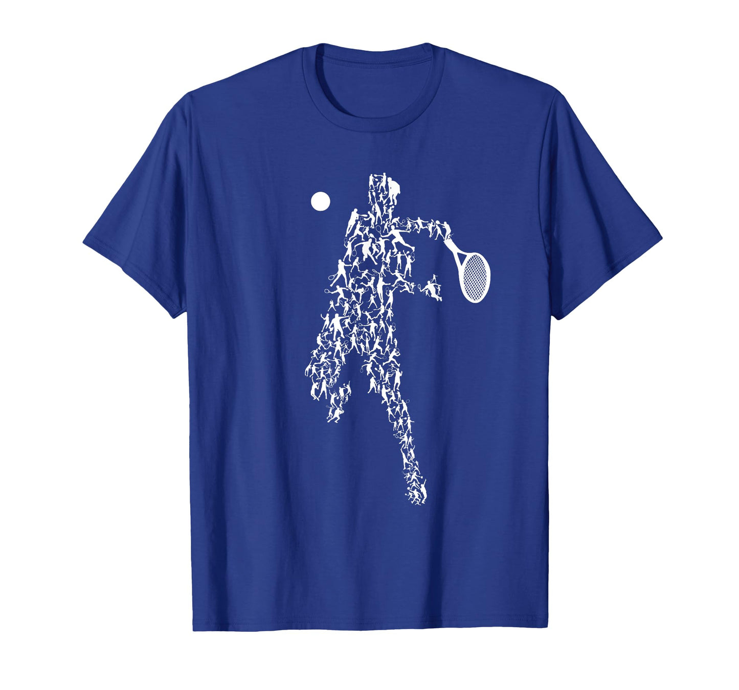 Tennis Positions Player Balls Funny Racket Game Outfit T-Shirt