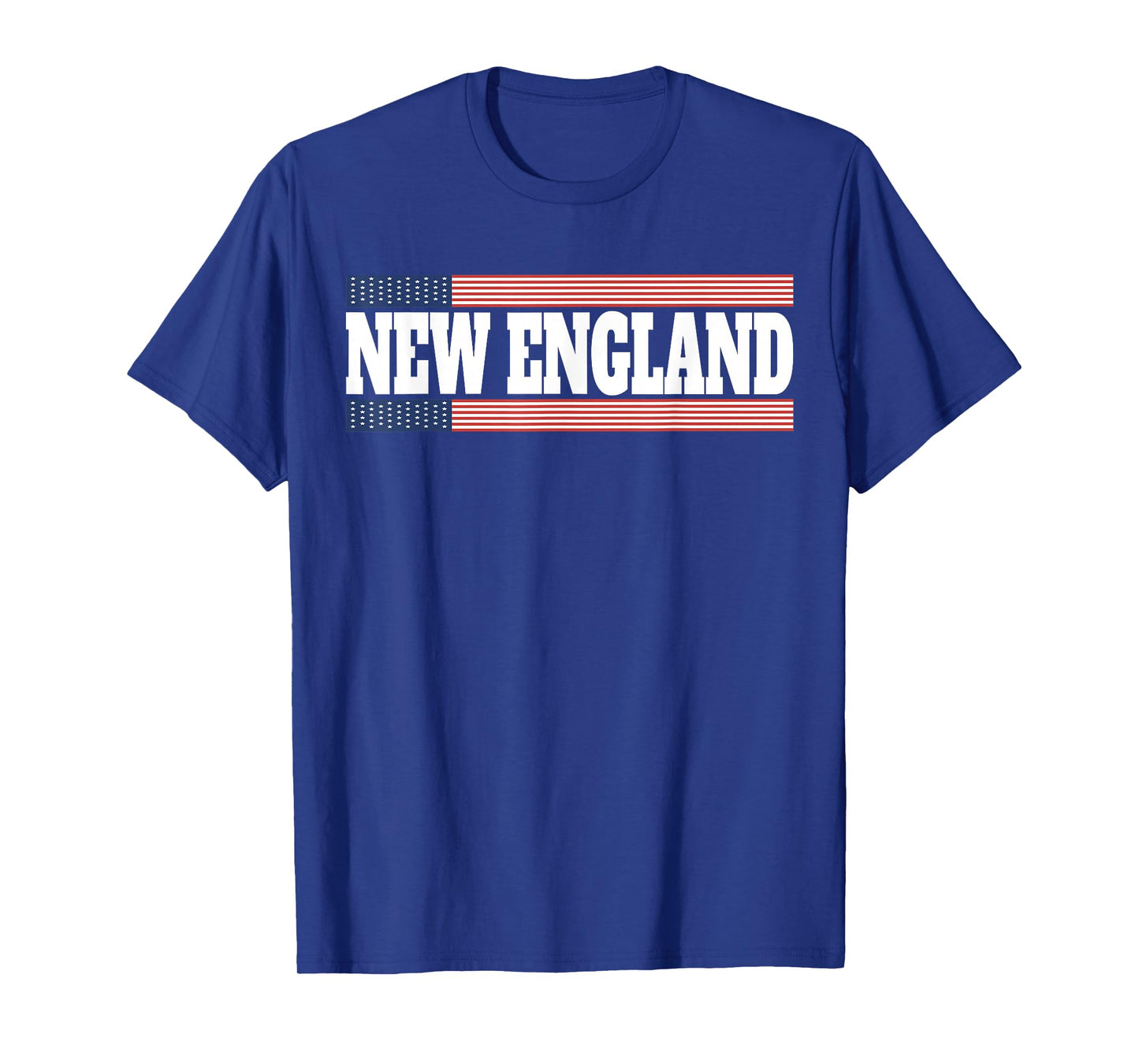 New England USA Flag Patriotic State Varsity New England T-Shirt