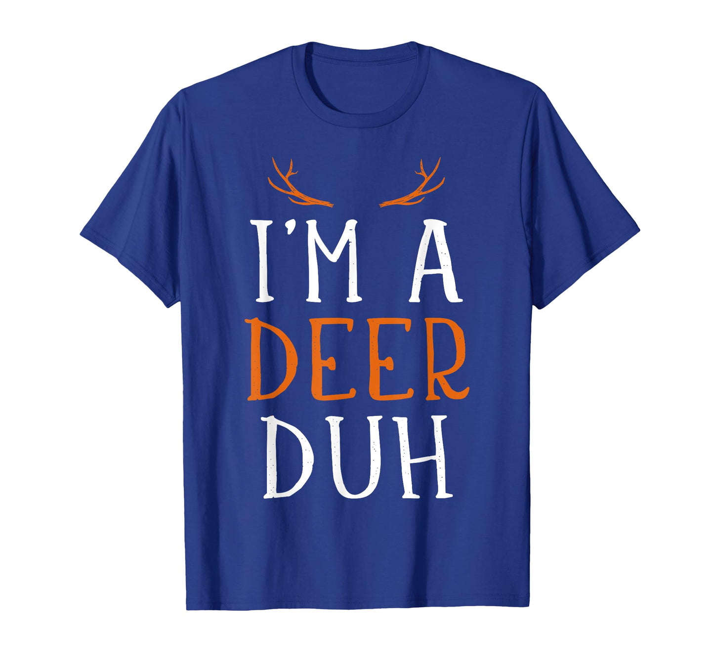Funny lazy easy Im a deer costume for DIY halloween party T-Shirt