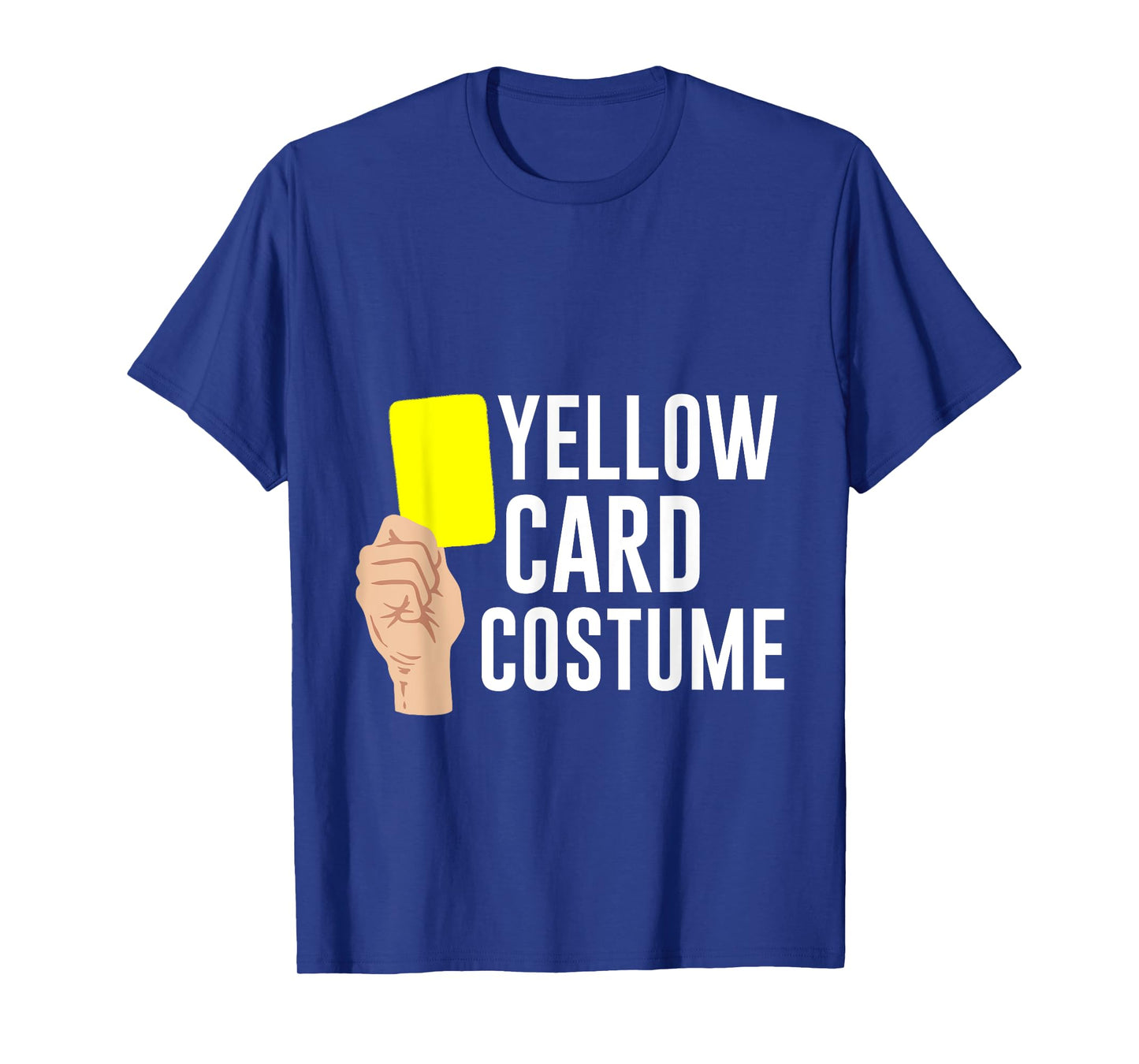 Yellow Card Costume Football Sports Joke T-Shirt