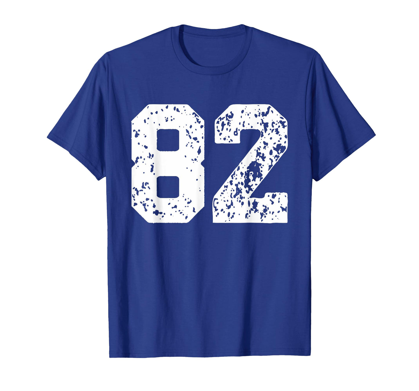Number 82 White Best Classic College Style Birthday Funny T-Shirt