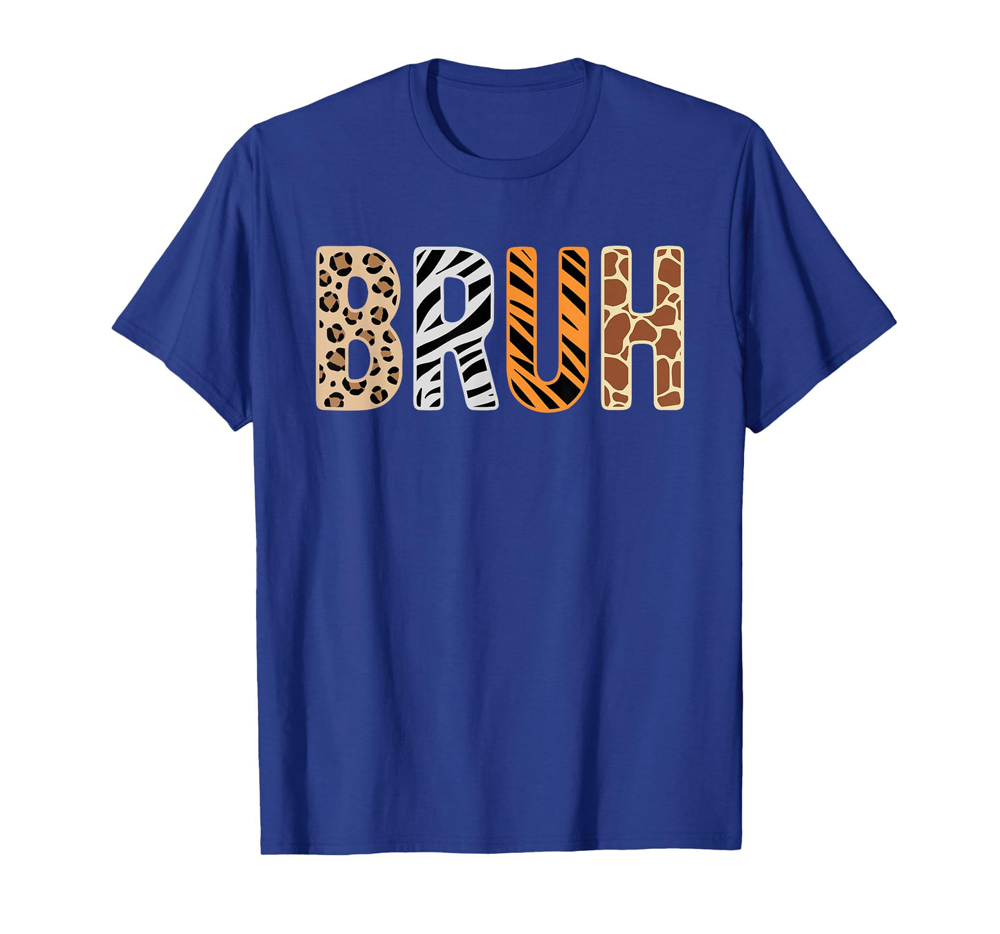 Safari Animals Wildlife Zookeeper Funny Bruh Boys Teens T-Shirt