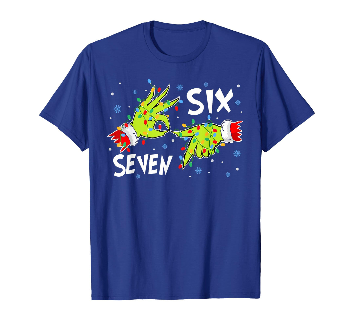 6 7 Six Seven Gen Z Alpha Meme Slang Holiday Merry Christmas T-Shirt