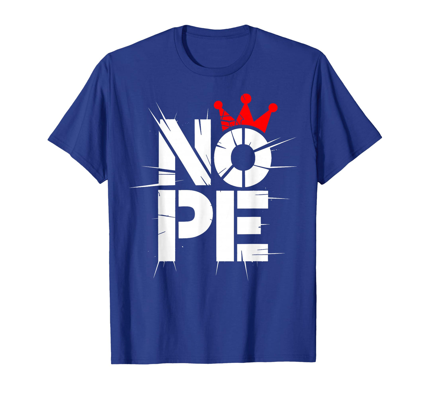 No Kings Protest Sign Patriotic Liberty Art Design T-Shirt