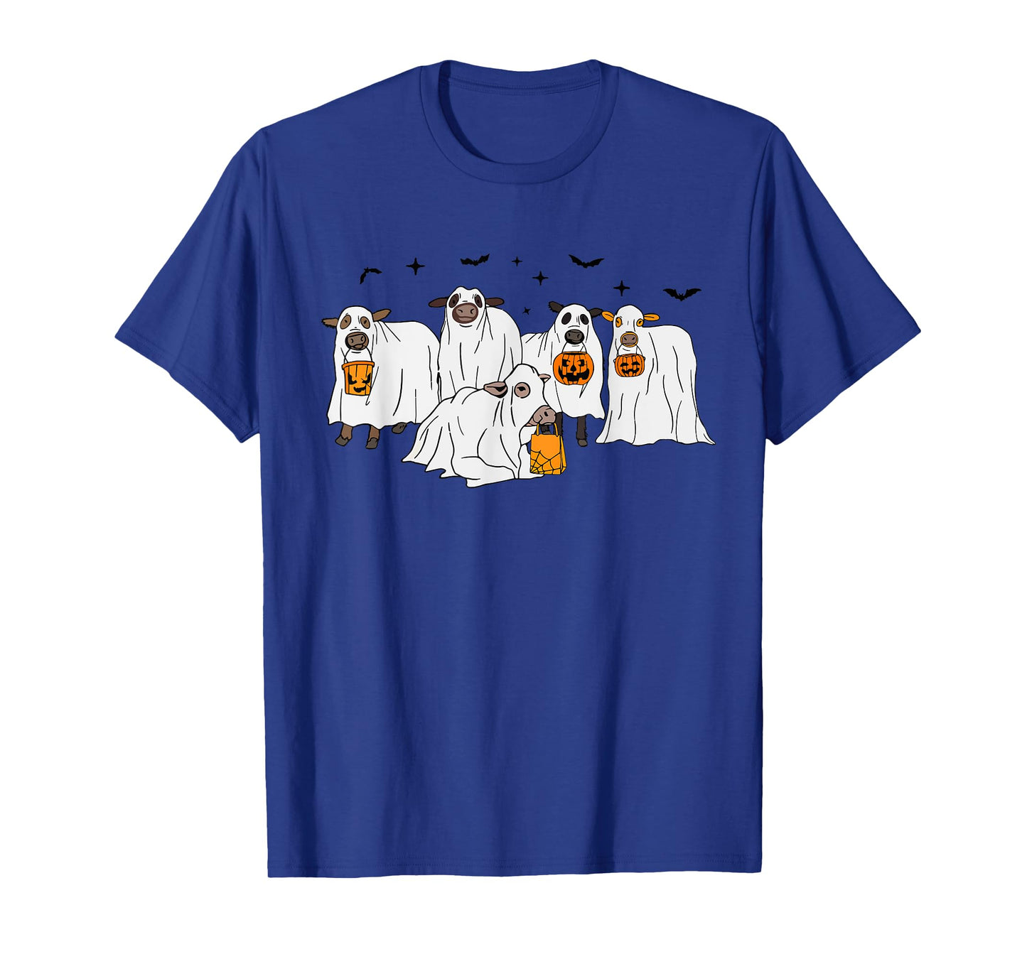Funny Cow Ghost Halloween Farmer Trick Or Treat Cow Lover T-Shirt