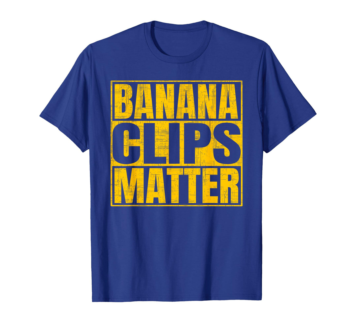 Banana Clips Matter Funny AK-47 Rifle T-Shirt