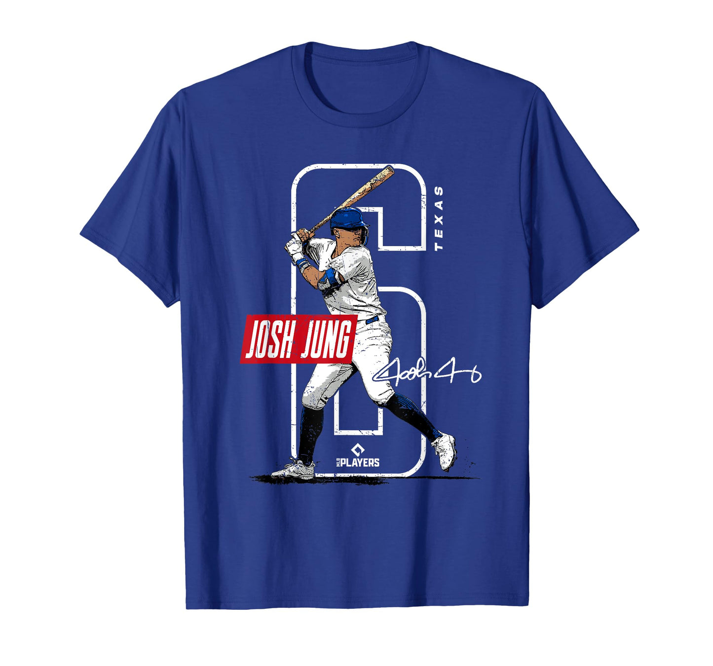 Josh Jung | Texas Baseball Players | MLBJOJ3002 T-Shirt