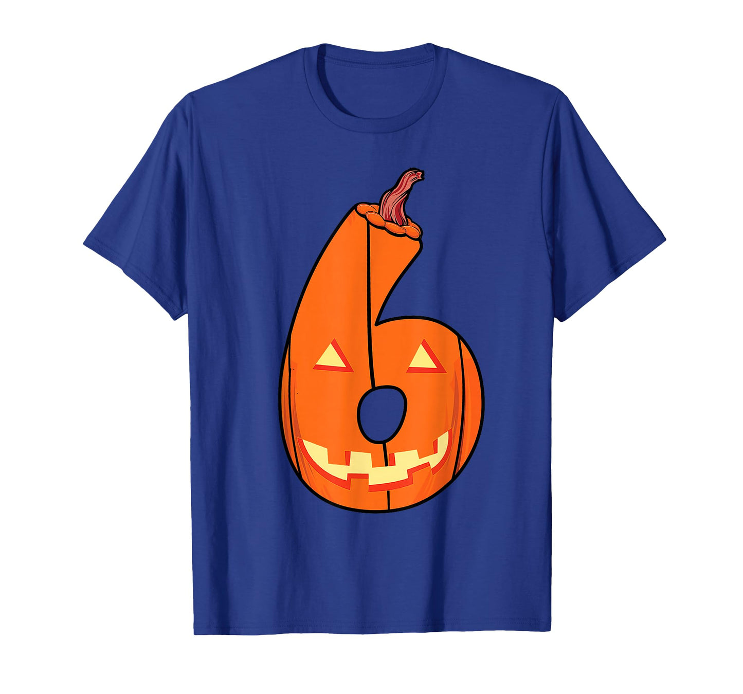 Fun Six Seven 6 7 Meme Design Couples Halloween Pumpkin T-Shirt