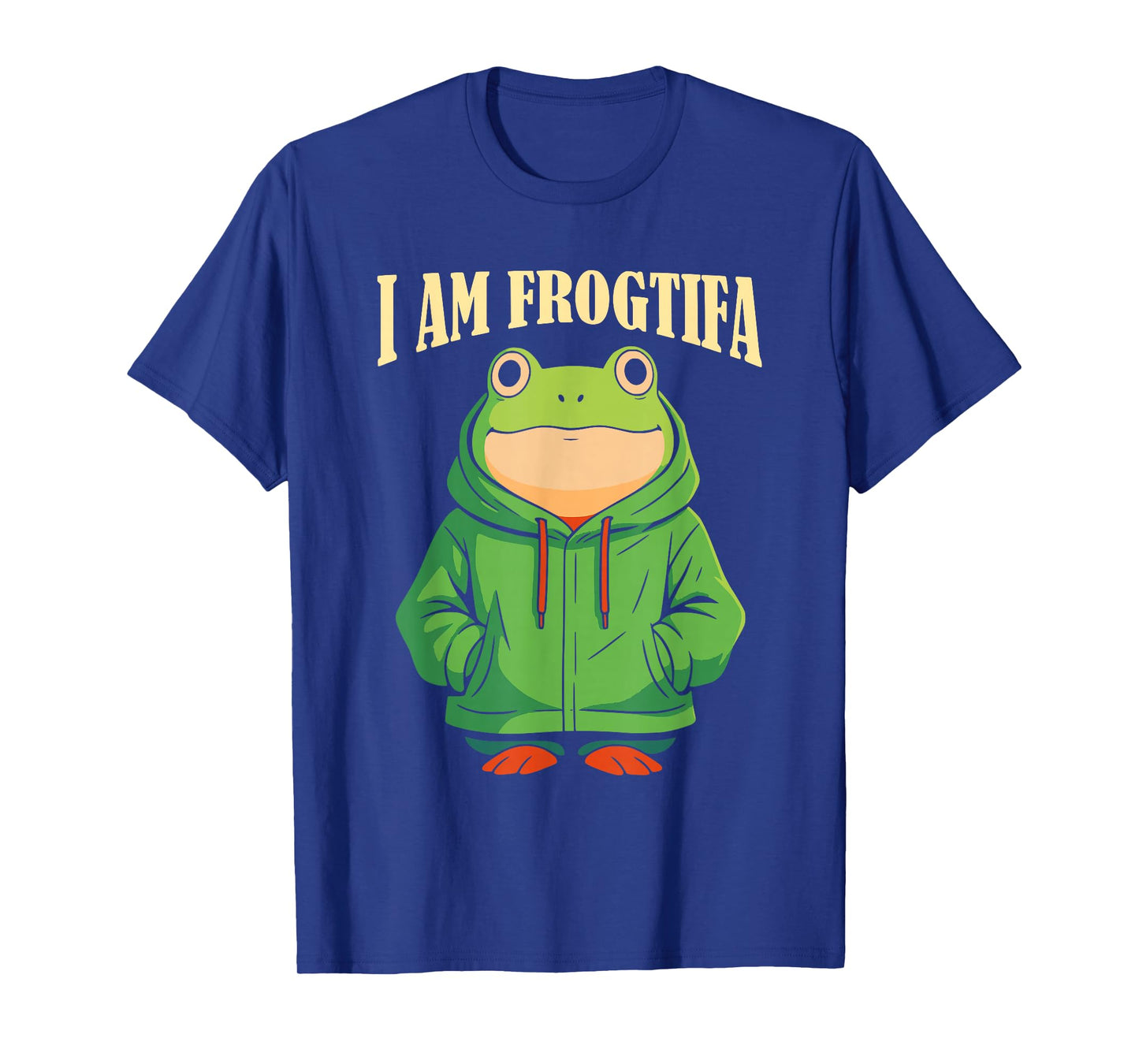 Vintage Funny I AM FROGTIFA Portland Frog Protest Men Women T-Shirt