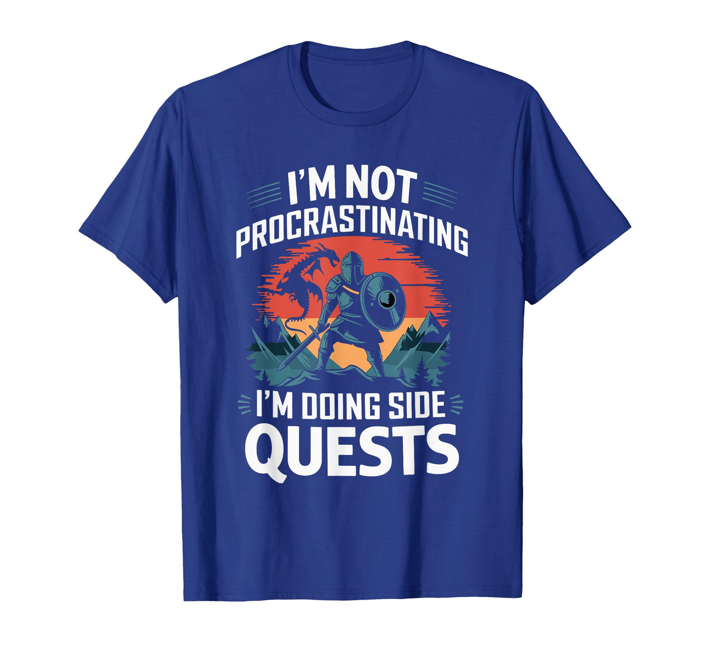 I'm Not Procrastinating Funny Side Quests Gamer T-Shirt